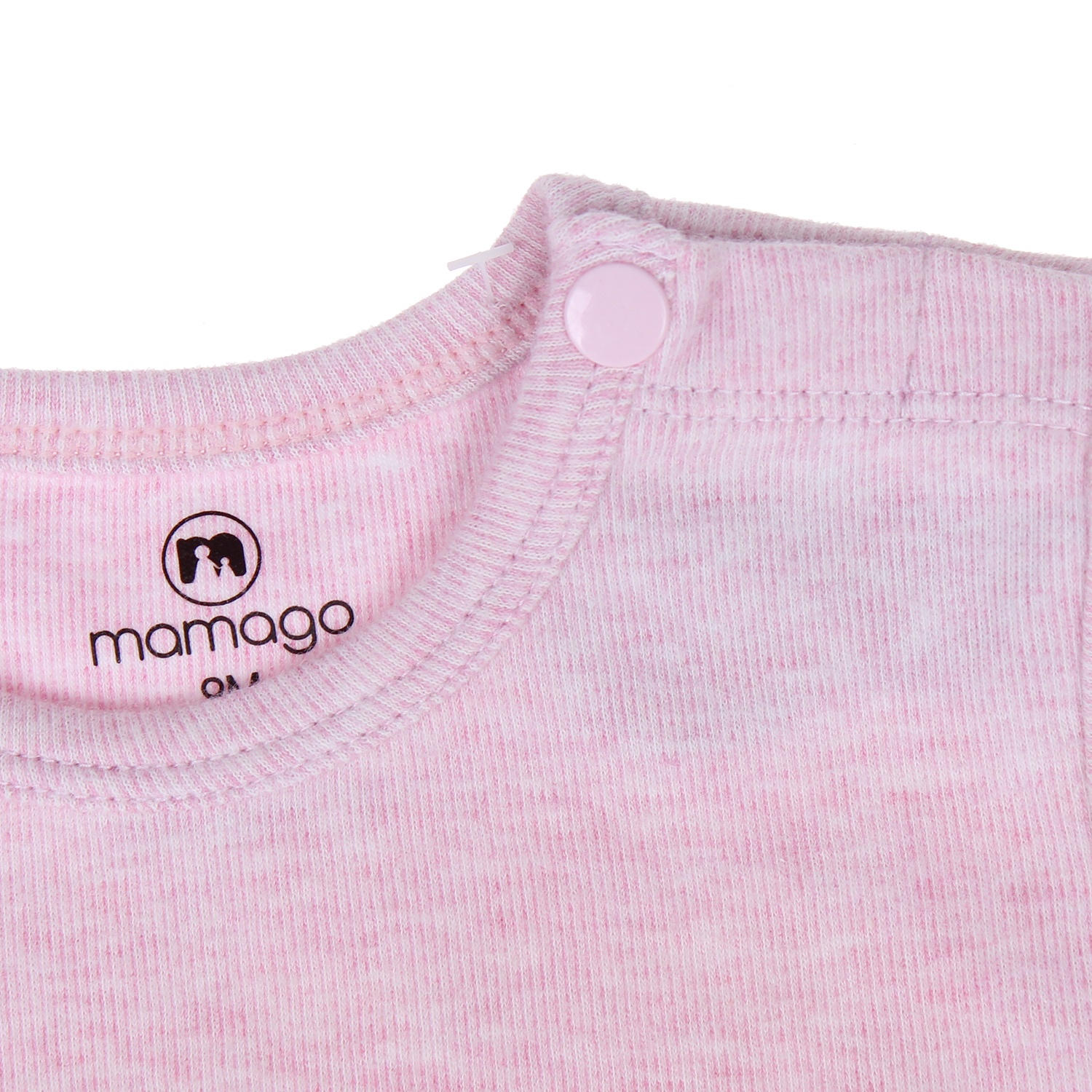 Quần áo sơ sinh Mamago in hình chú cừu 2 tai (hồng) hình 2