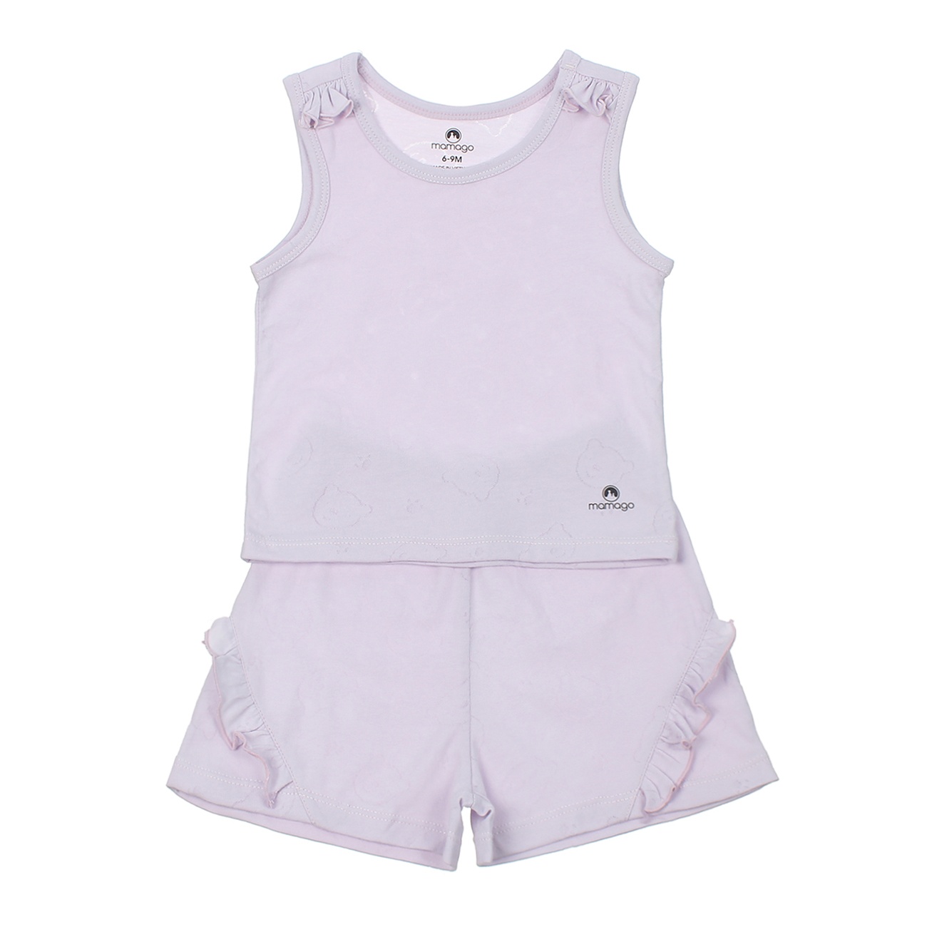 Bộ sơ sinh ba lỗ Neil Mamago HN20H (Tím) 12-18M hình 1