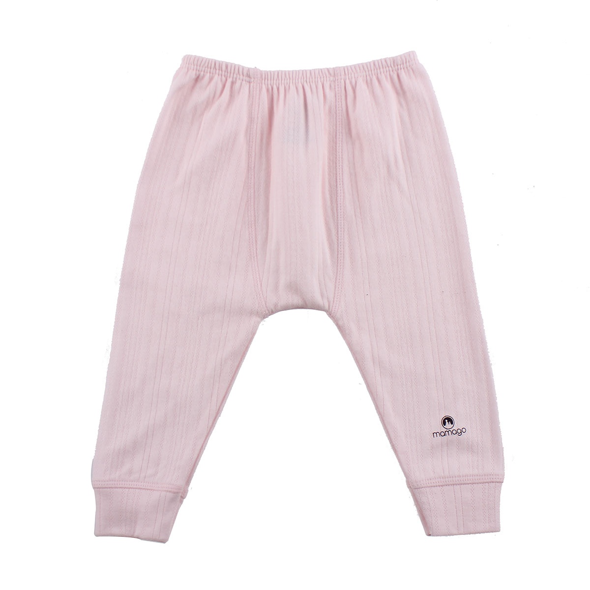 Bộ sơ sinh dài tay cài giữa Mamago kẻ sọc HN19D (Hồng) hình 3