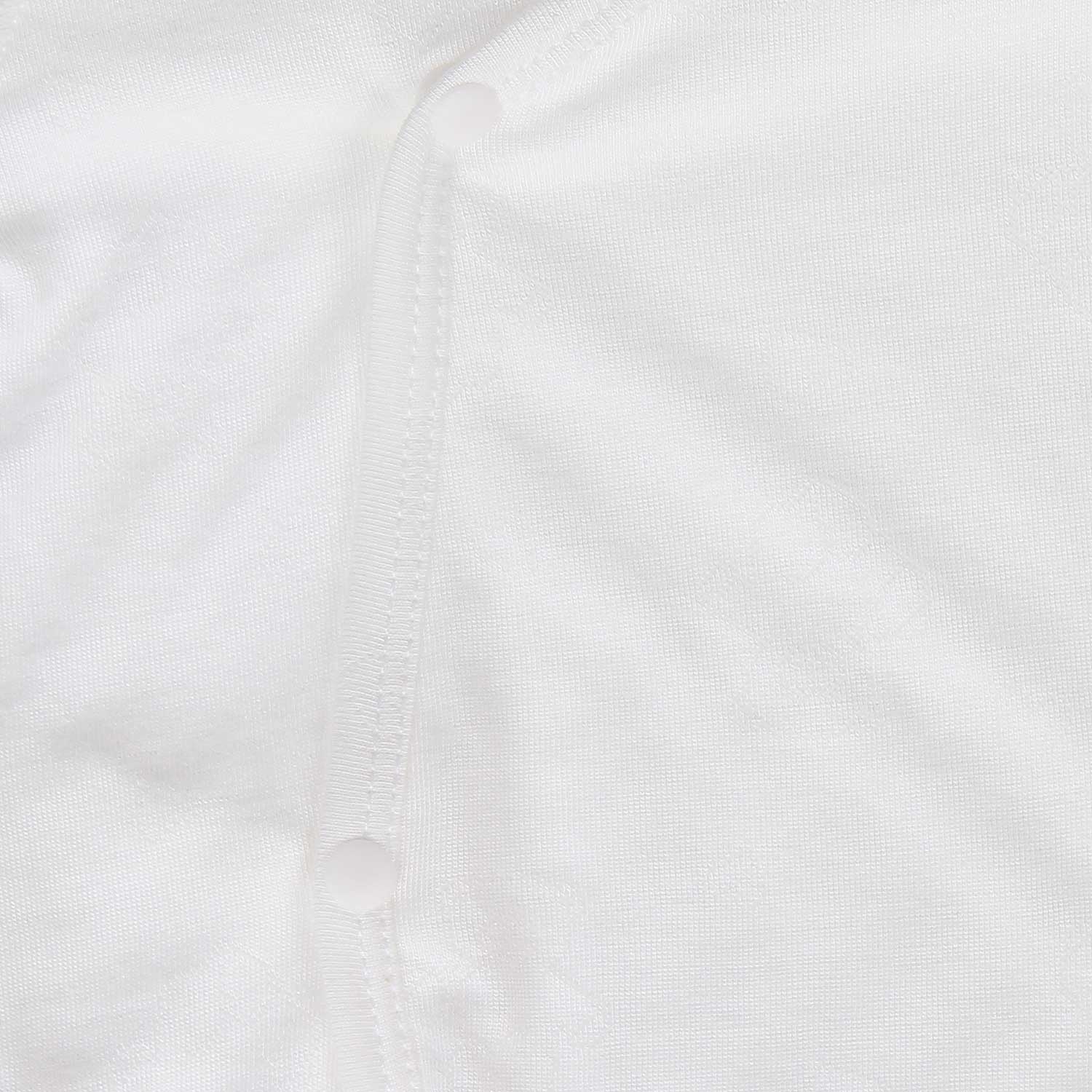 Quần áo sơ sinh sợi tre cài chéo Mamago in gấu trắng hình 2