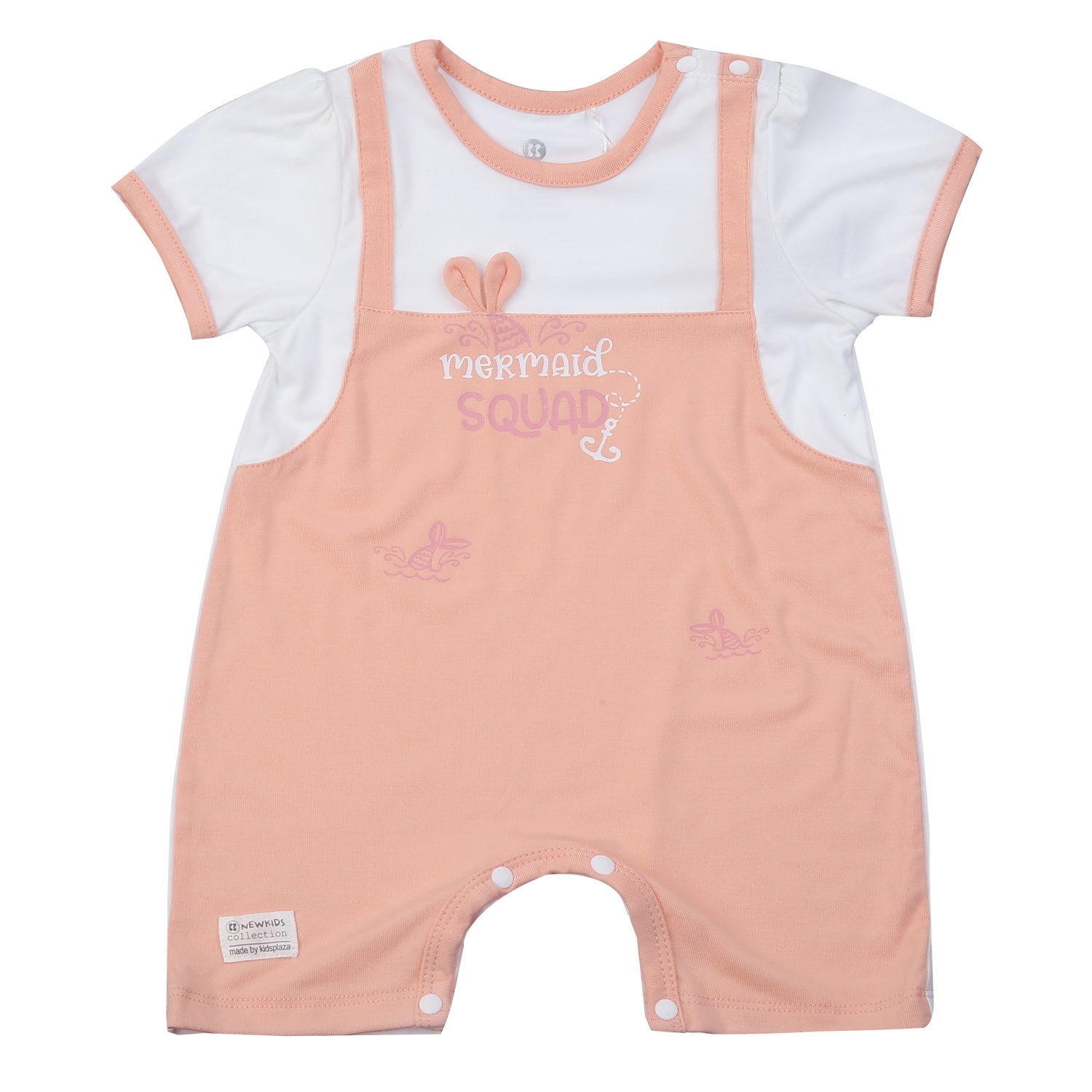 Body cộc bé gái KidsPlaza Otis yếm ND25H (Hồng) hình 1