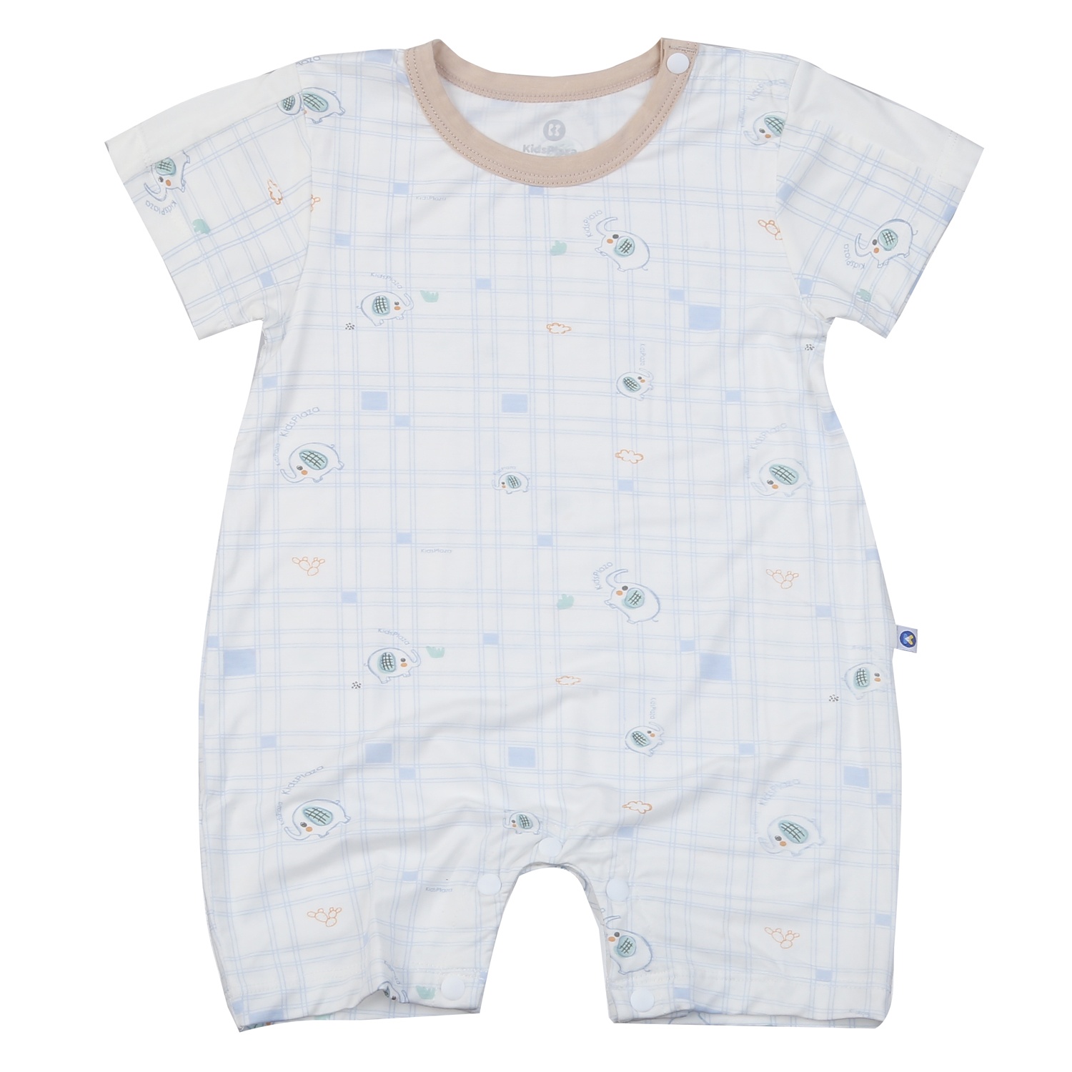 Body cộc bé trai KidsPlaza in voi HN25H (Xanh) hình 1