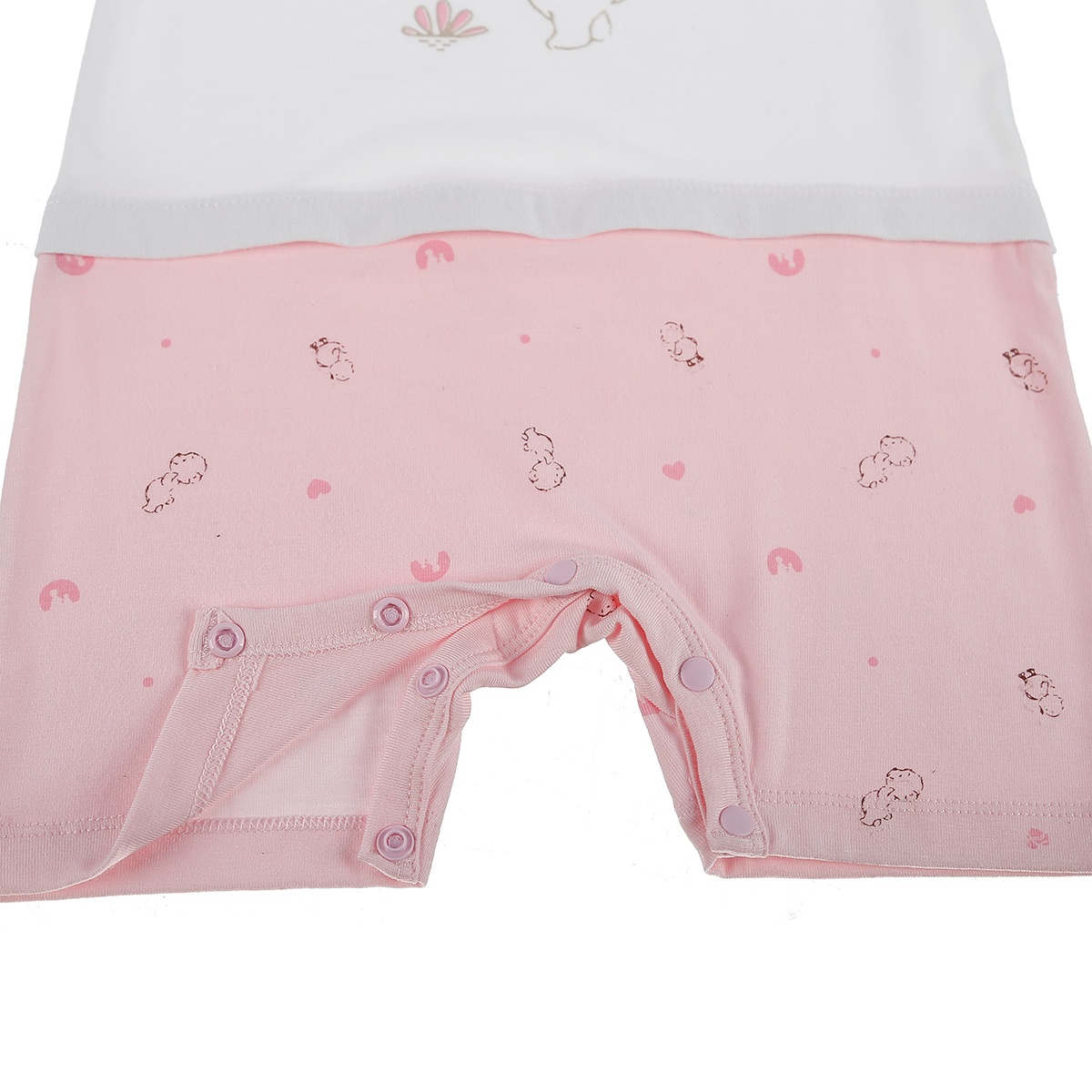 Body cộc tay cho bé Otis Mamago ND20H (Hồng) 6-9M hình 3