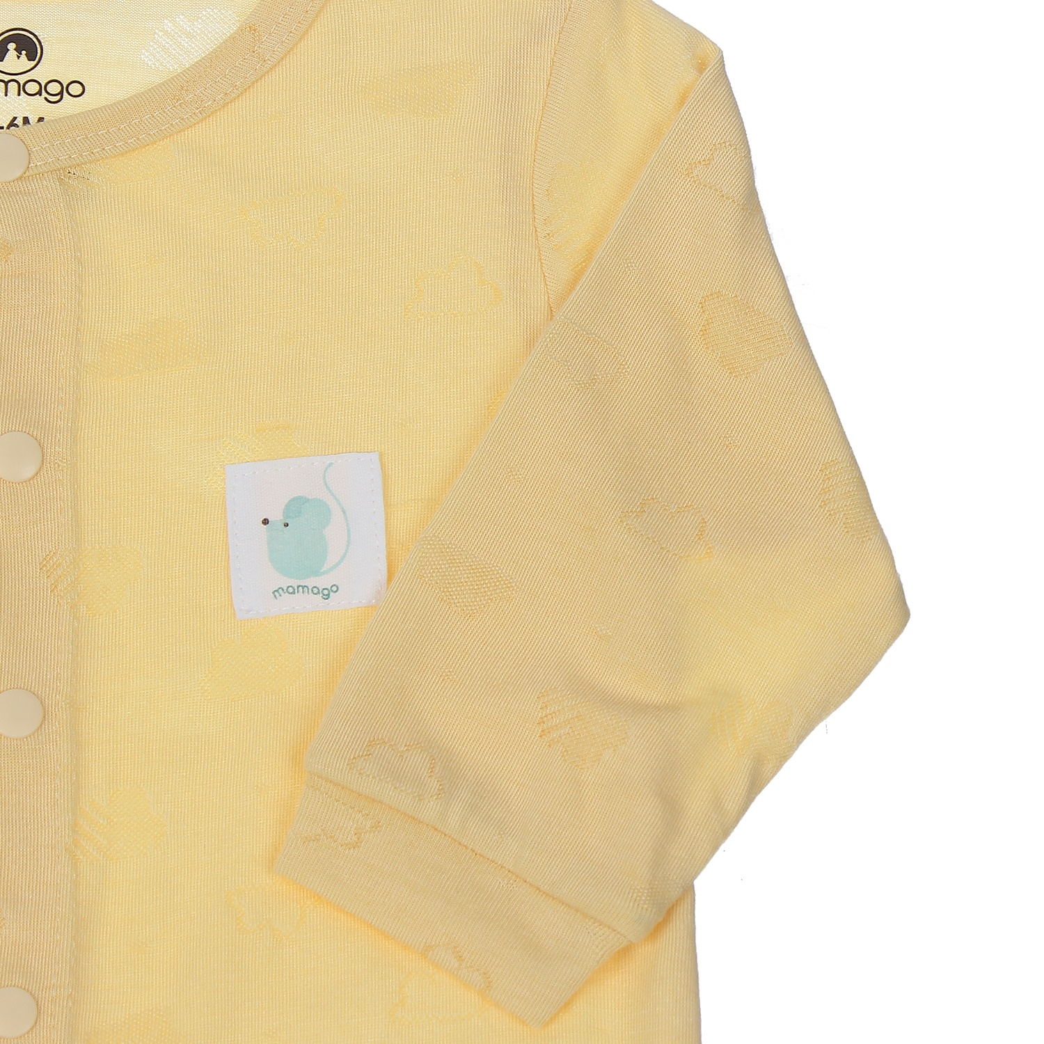 Body neil dài vàng ghi mamago 0-3MHN20H hình 2