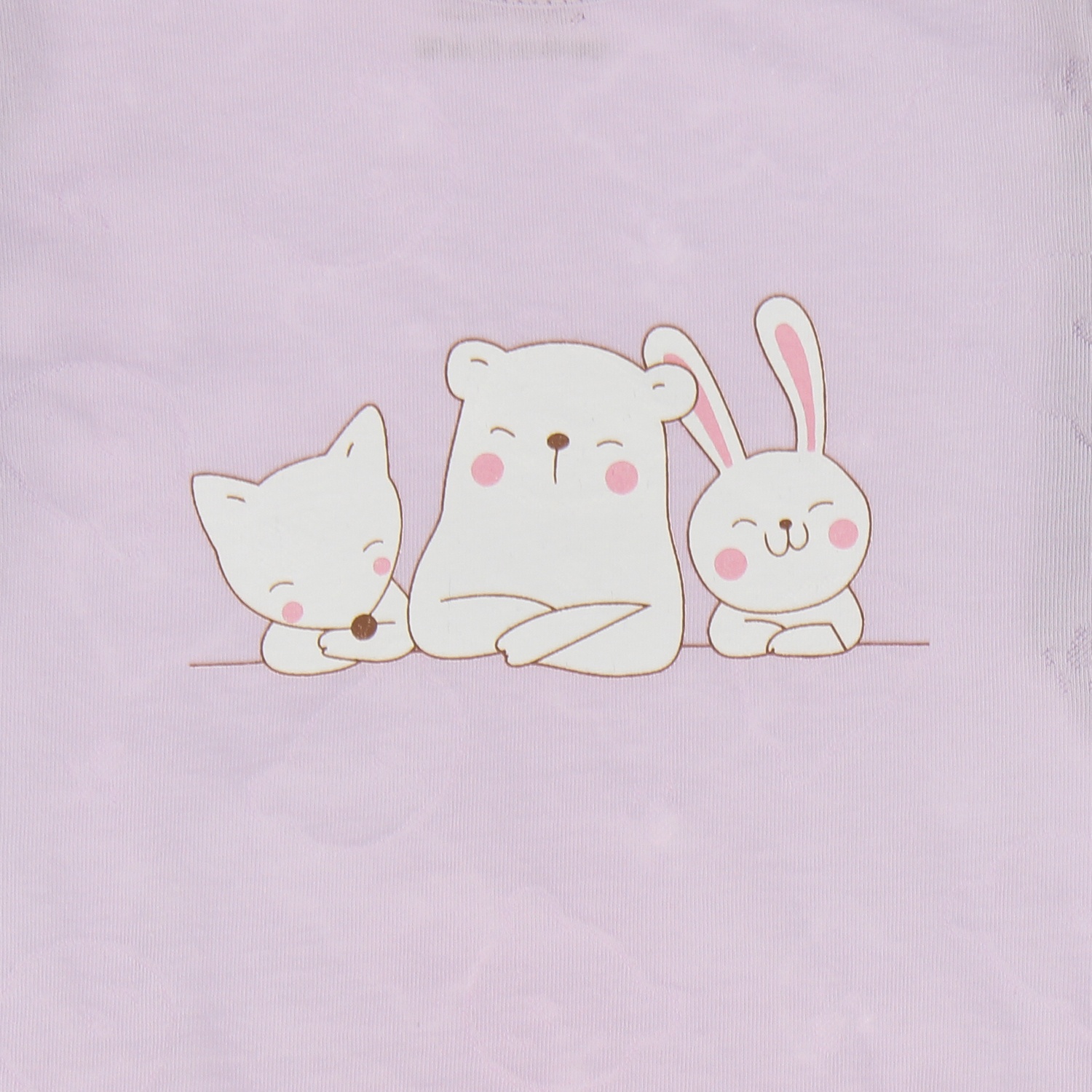 Body suit dài tay bé gái Kidsplaza neil gấu HN20T (Tím) hình 3