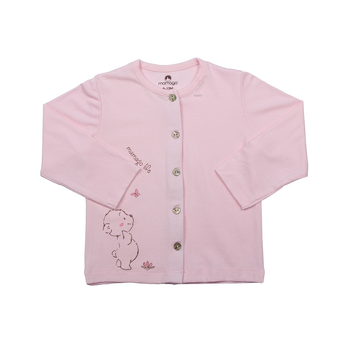 Quần áo sơ sinh cài giữa Otis Mamago ND20H (Hồng) hình 2