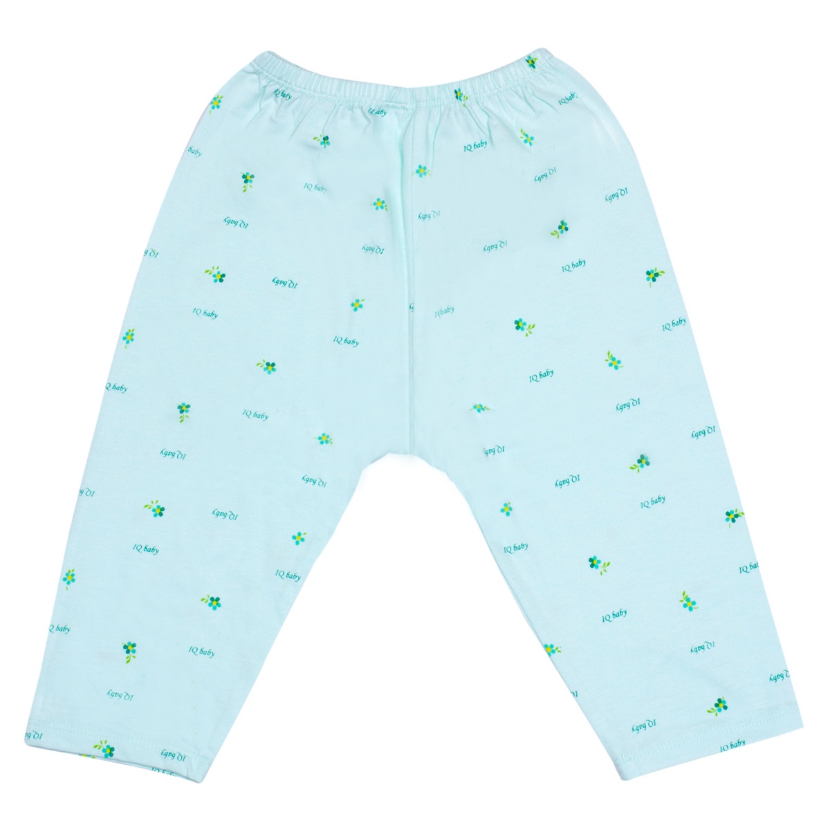 Quần dài mặc tã IQBABY Xanh hình 1