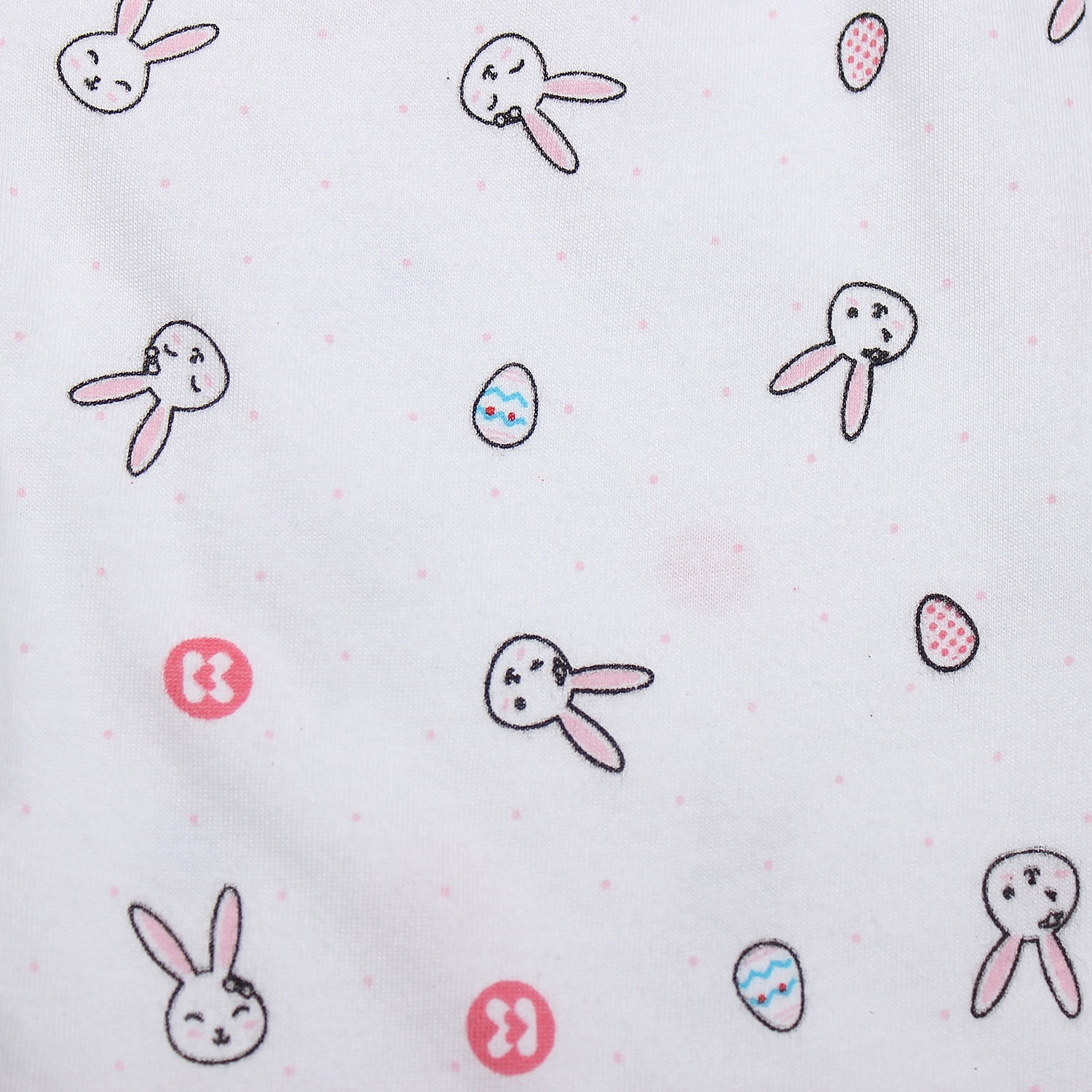 Quần dài sơ sinh cho bé Kidsplaza in thỏ (Trắng Hồng) hình 3