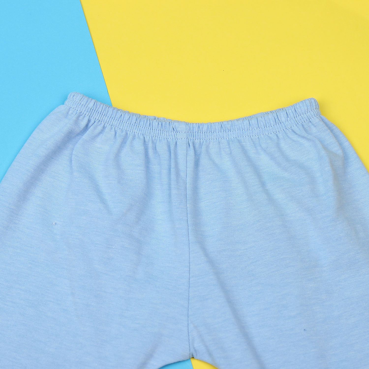 Quần dài sơ sinh đáp đũng Mamago Vera in hình chú hổ K19 (Xanh) hình 2