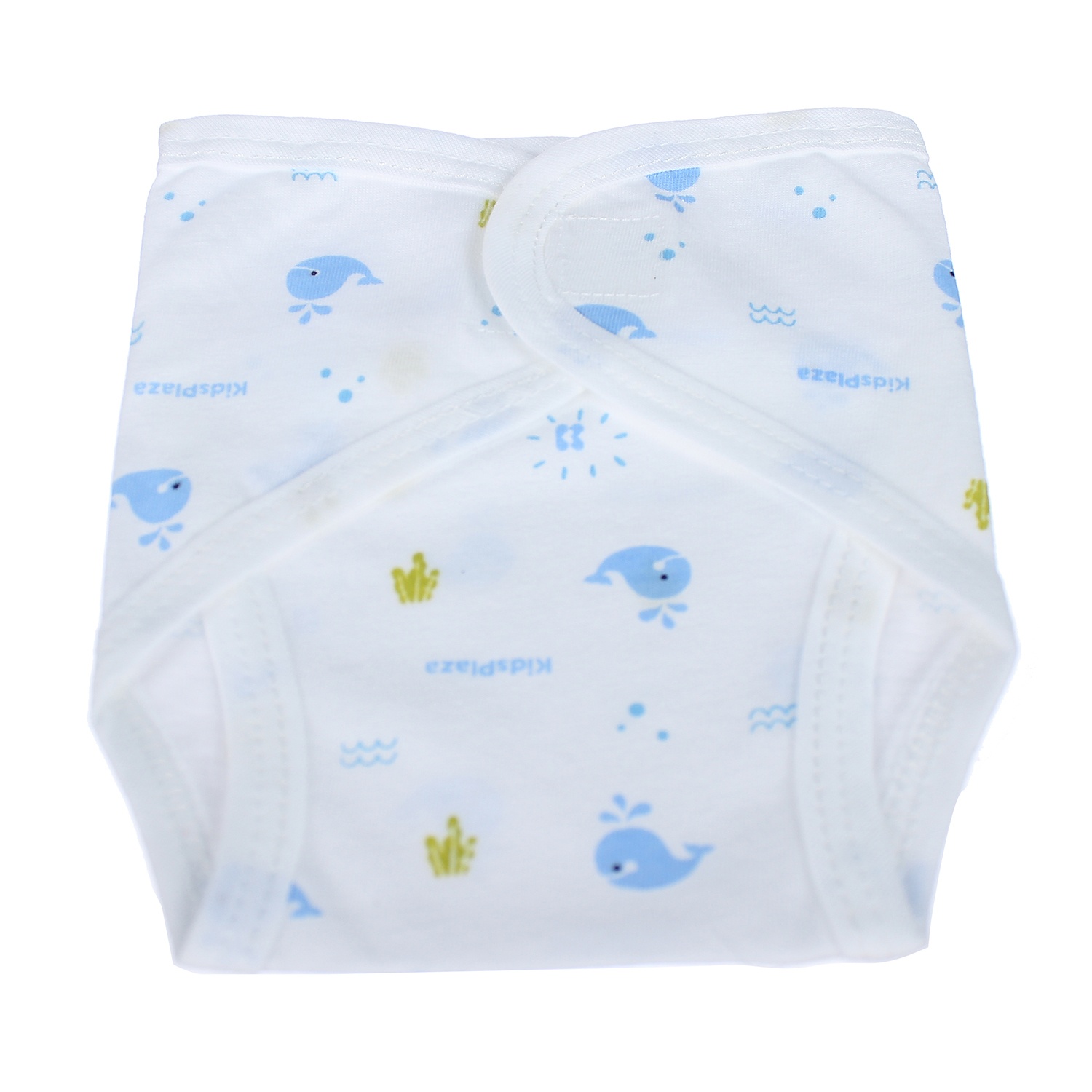 Tã dán cho bé KidsPlaza in hình cá voi (Trắng Xanh) an toàn, bền đẹp Tã dán cho bé KidsPlaza in hình cá voi (Trắng Xanh) 3-6M hình 3