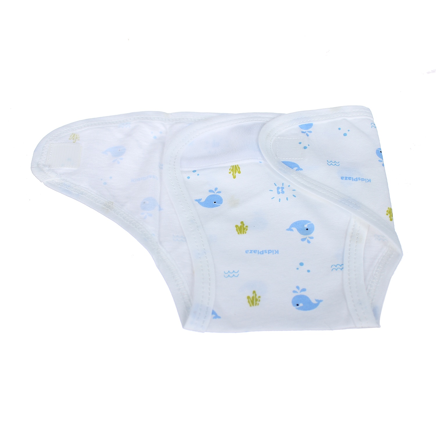 Tã dán cho bé KidsPlaza in hình cá voi (Trắng Xanh) (1-3M) loại dán chắc chắn Tã dán cho bé KidsPlaza in hình cá voi (Trắng Xanh) 3-6M hình 2