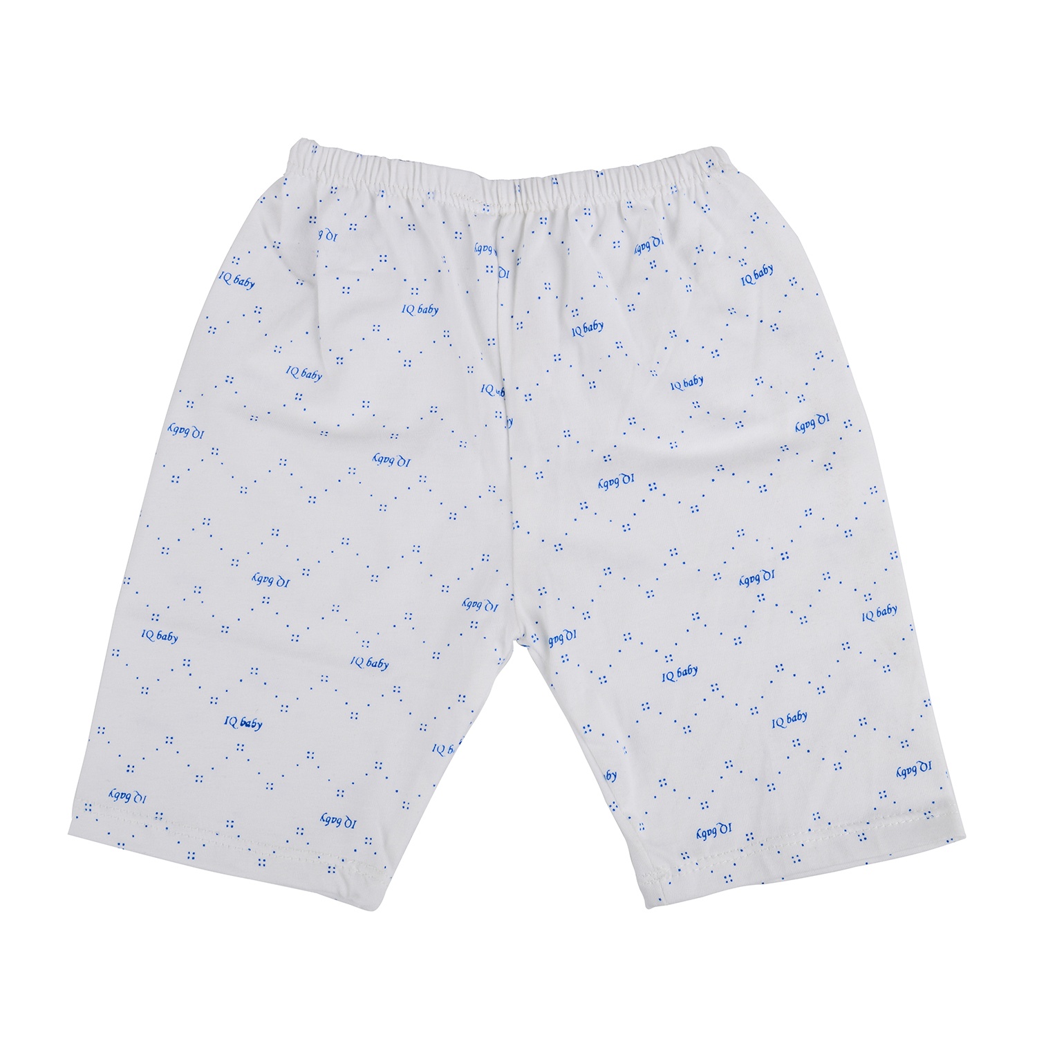 Quần sơ sinh lửng IQ Baby Xanh hình 1