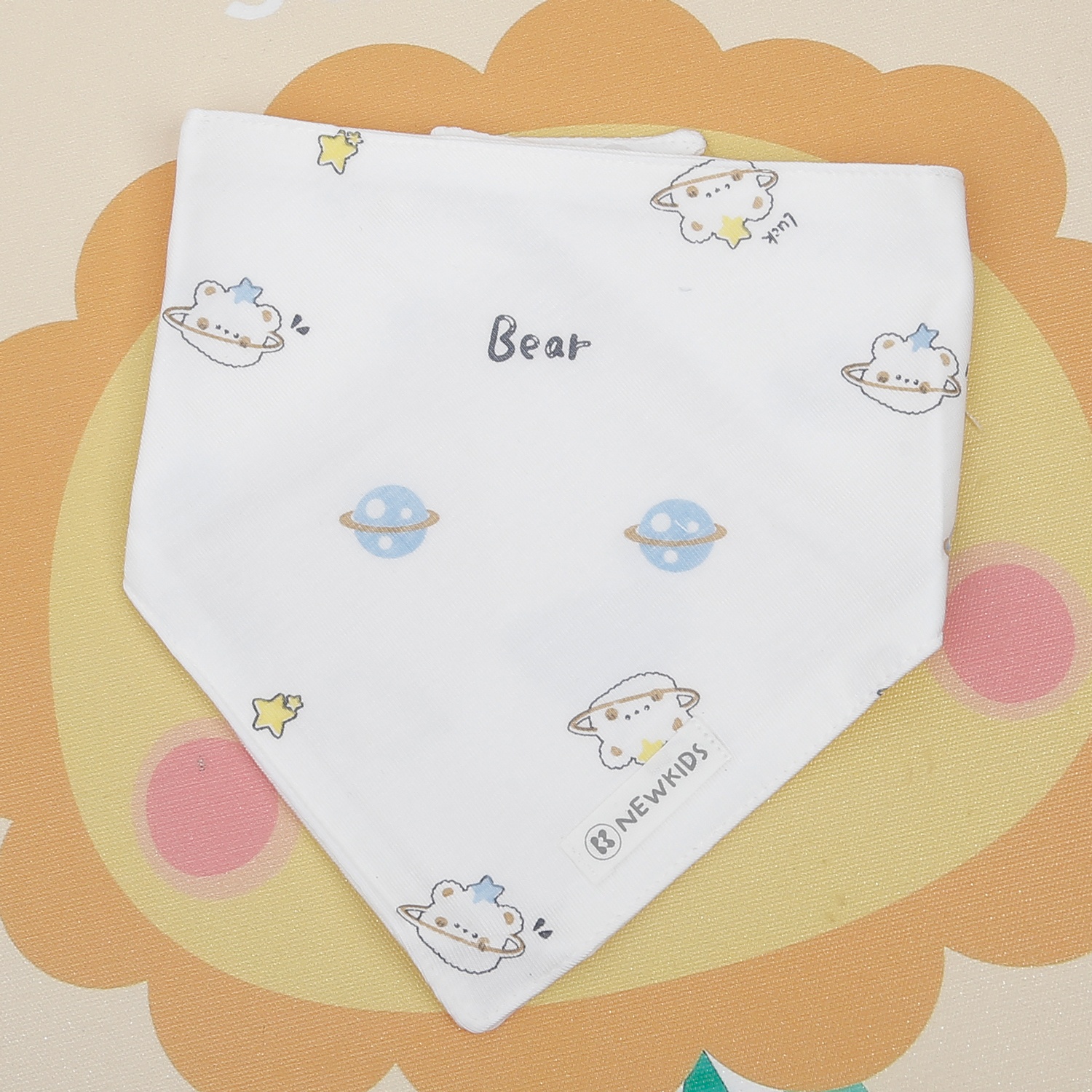 Set 2 yếm tam giác KidsPlaza Otis ND24H (Nhiều màu) hình 4