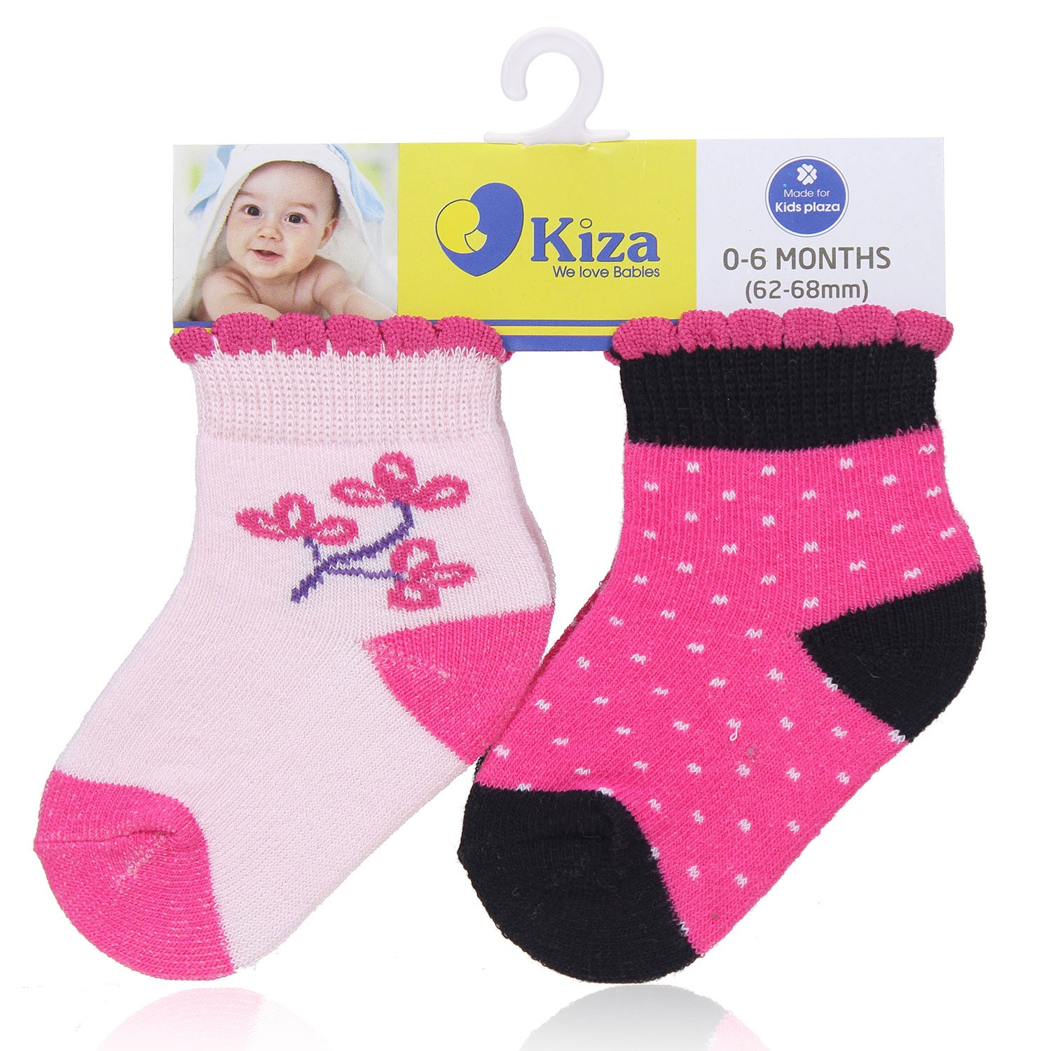 Set 2 đôi tất sơ sinh Kiza 2011ss-008 hình 1