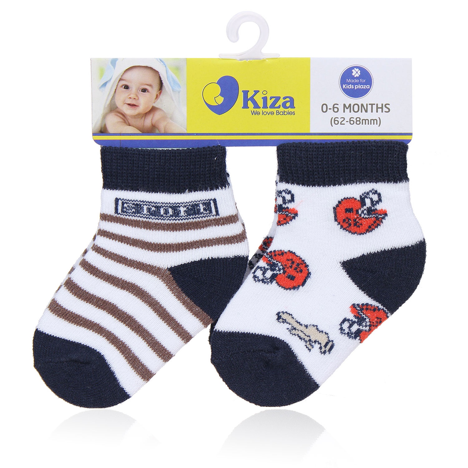 Set 2 đôi tất sơ sinh Kiza 2016ss-243 hình 1