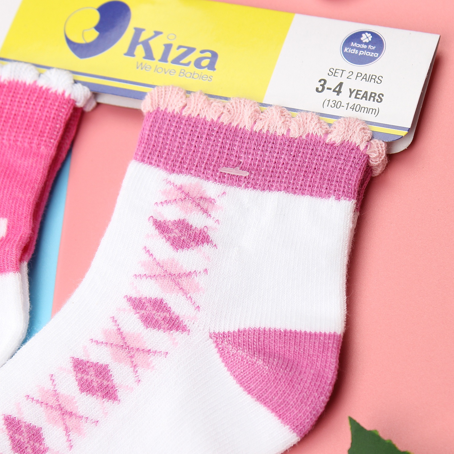 Tất chân sơ sinh Kiza 2018bss-512 set 2 đôi (6M-5Y) hình 2