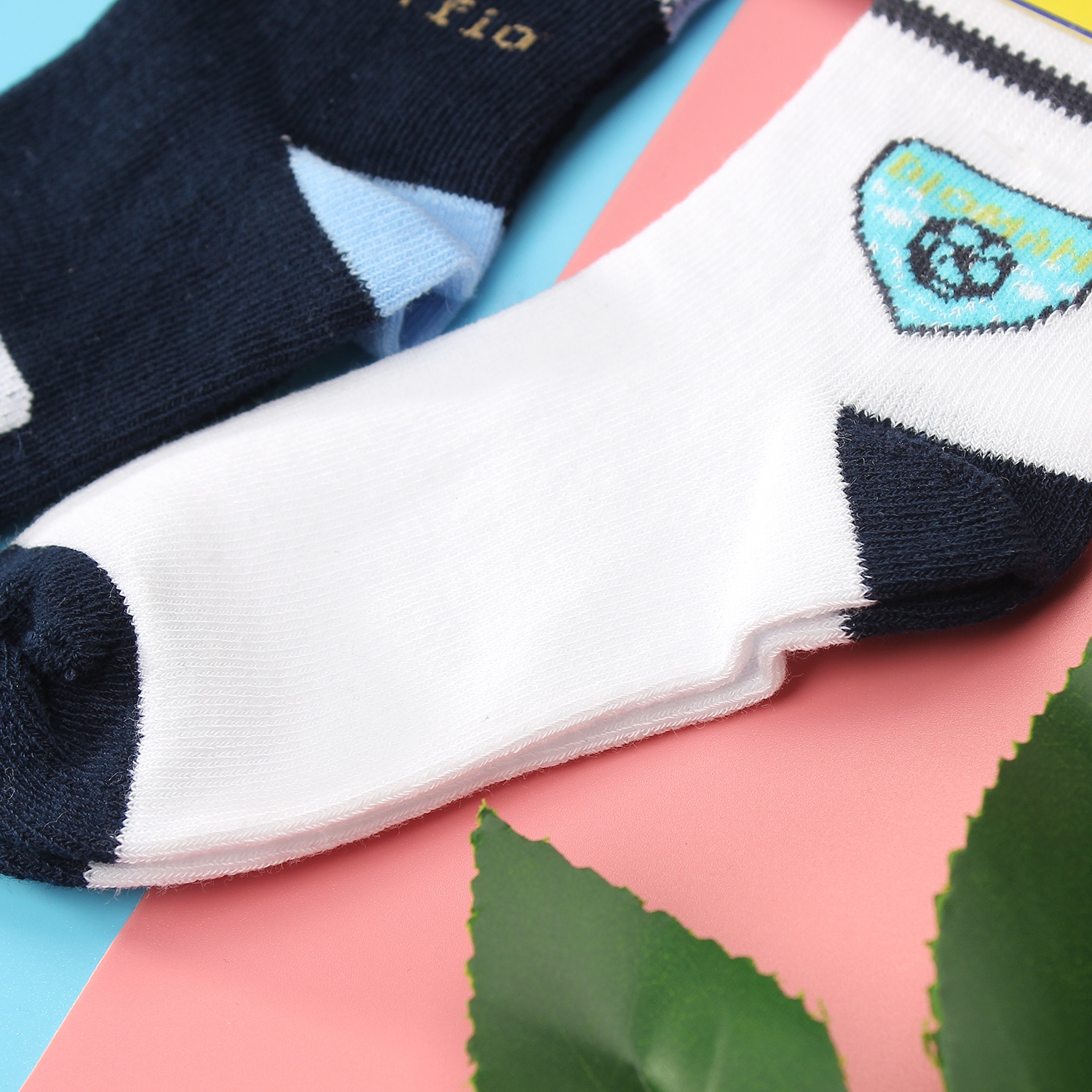 Tất chống trơn chân sơ sinh Kiza 2018bss-516 set 2 đôi (6M-5Y) hình 4