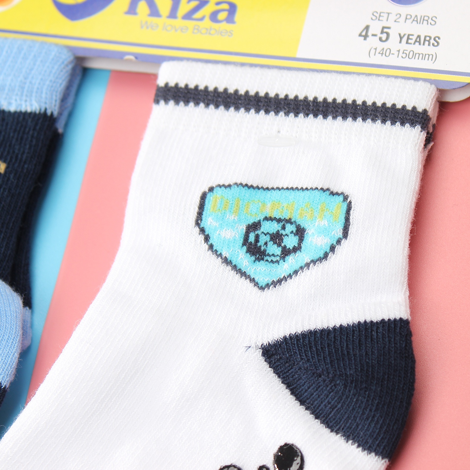 Tất chống trơn chân sơ sinh Kiza 2018bss-516 set 2 đôi (6M-5Y) hình 3