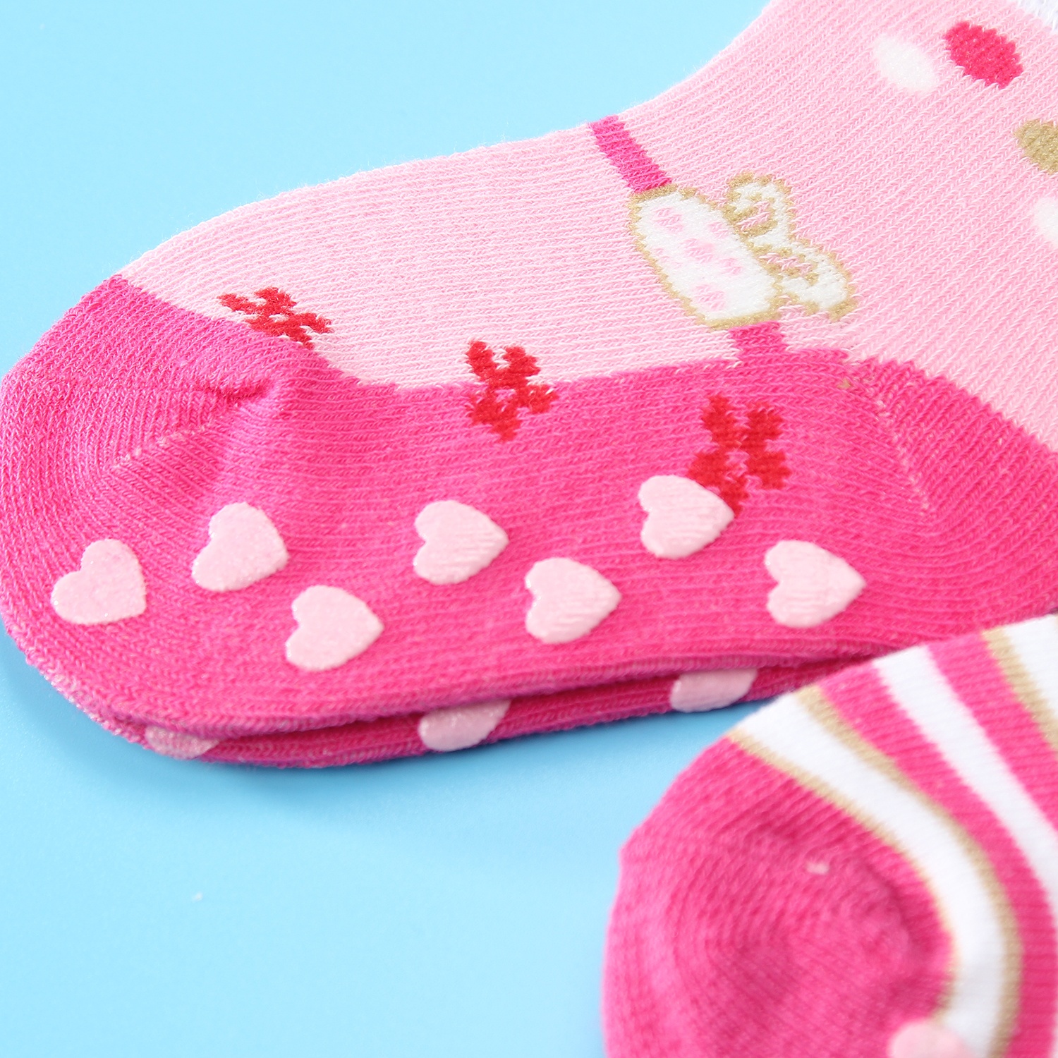 Tất chống trơn cho bé Kiza 2018bss-537 set 3 đôi (6-24M) hình 2