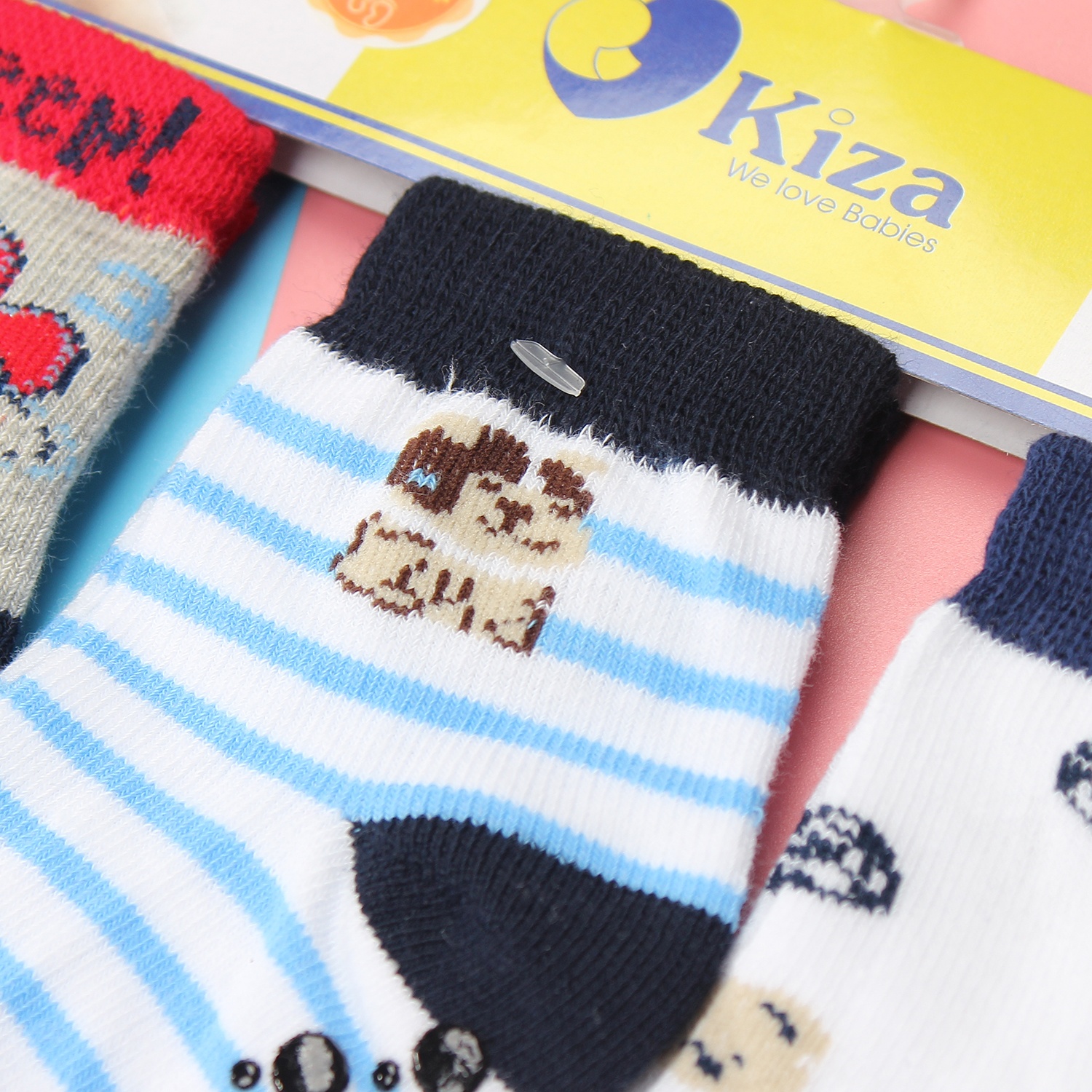 Tất chống trơn sơ sinh Kiza 2018bss-554 set 3 đôi (6M-5Y) hình 4