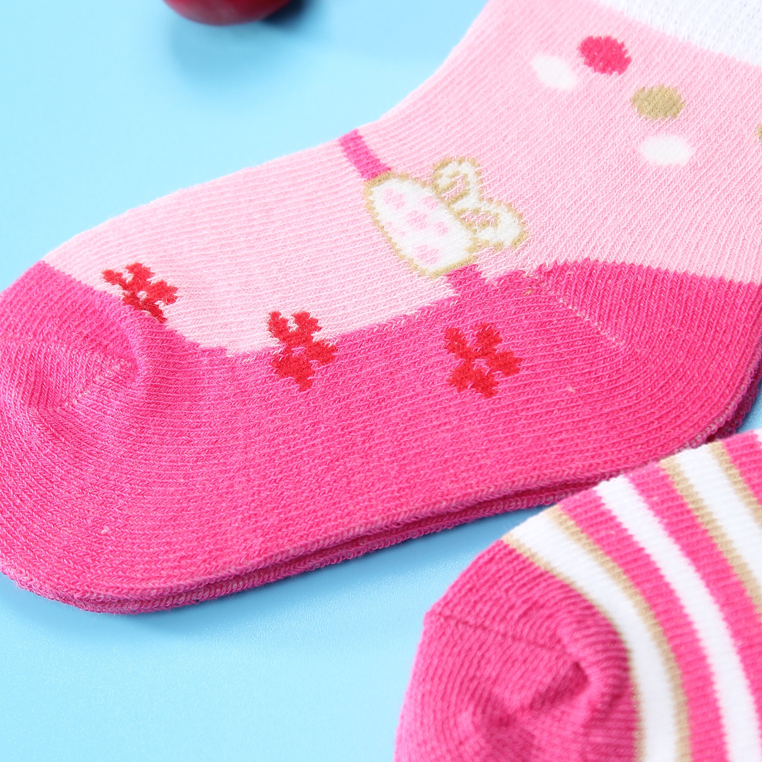 Tất sơ sinh Kiza 2018bss-537 set 3 đôi (6-24M) hình 3