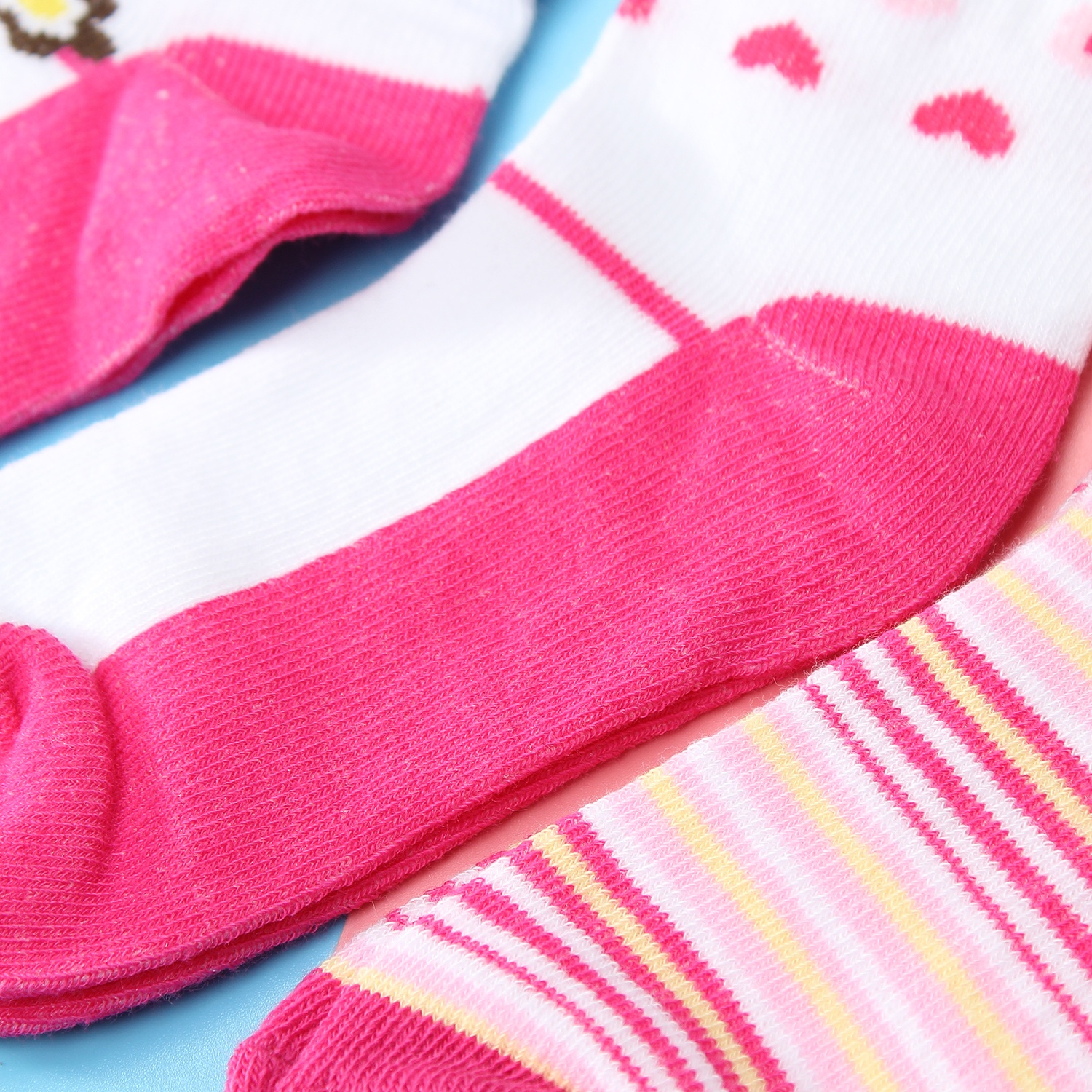 Tất sơ sinh Kiza 2018bss-541 set 3 đôi (6M-5Y) hình 3