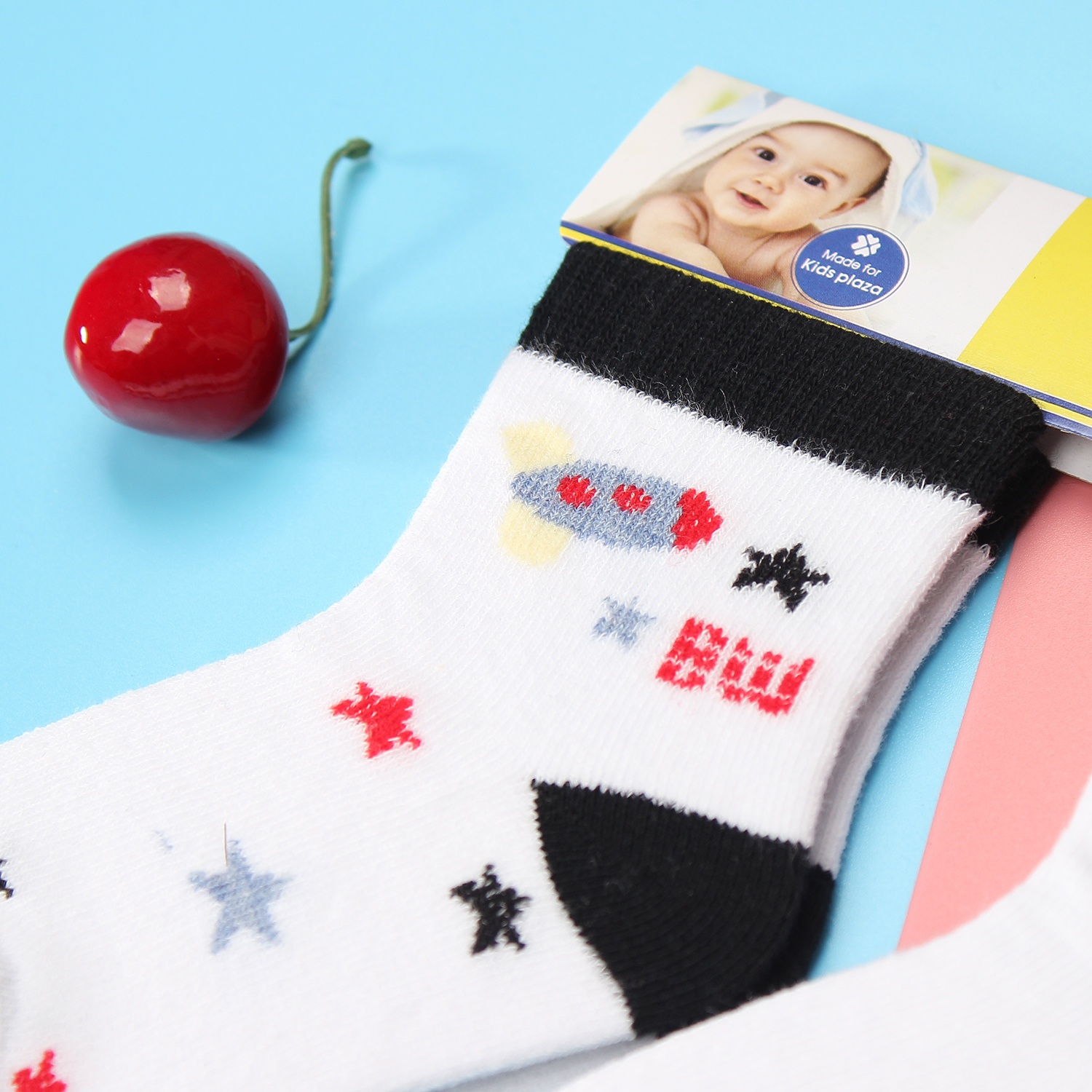 Tất sơ sinh Kiza 2018bss-576 set 3 đôi (6-24M) hình 2