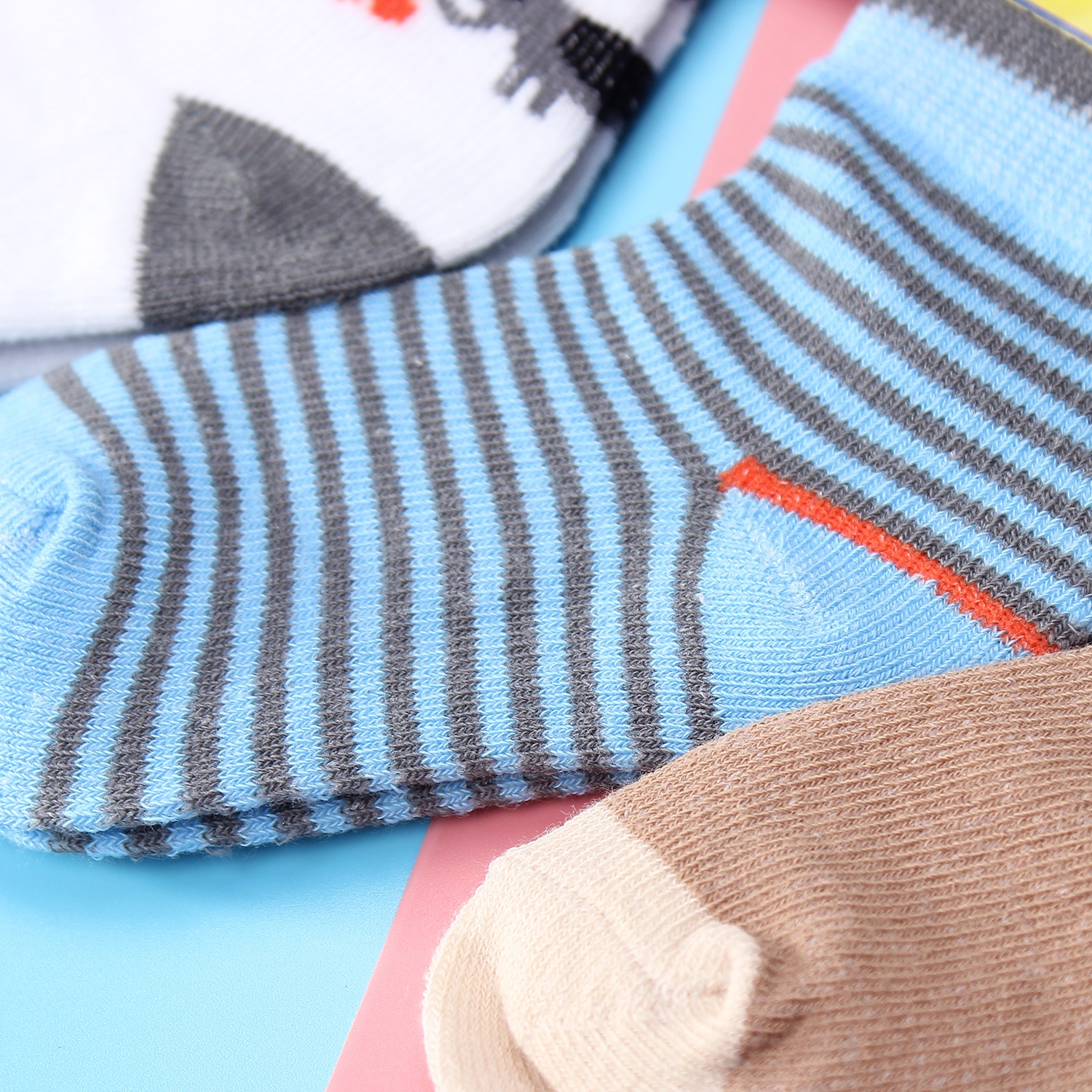 Tất sơ sinh Kiza 2018bss-557 set 3 đôi (6-24M) hình 2