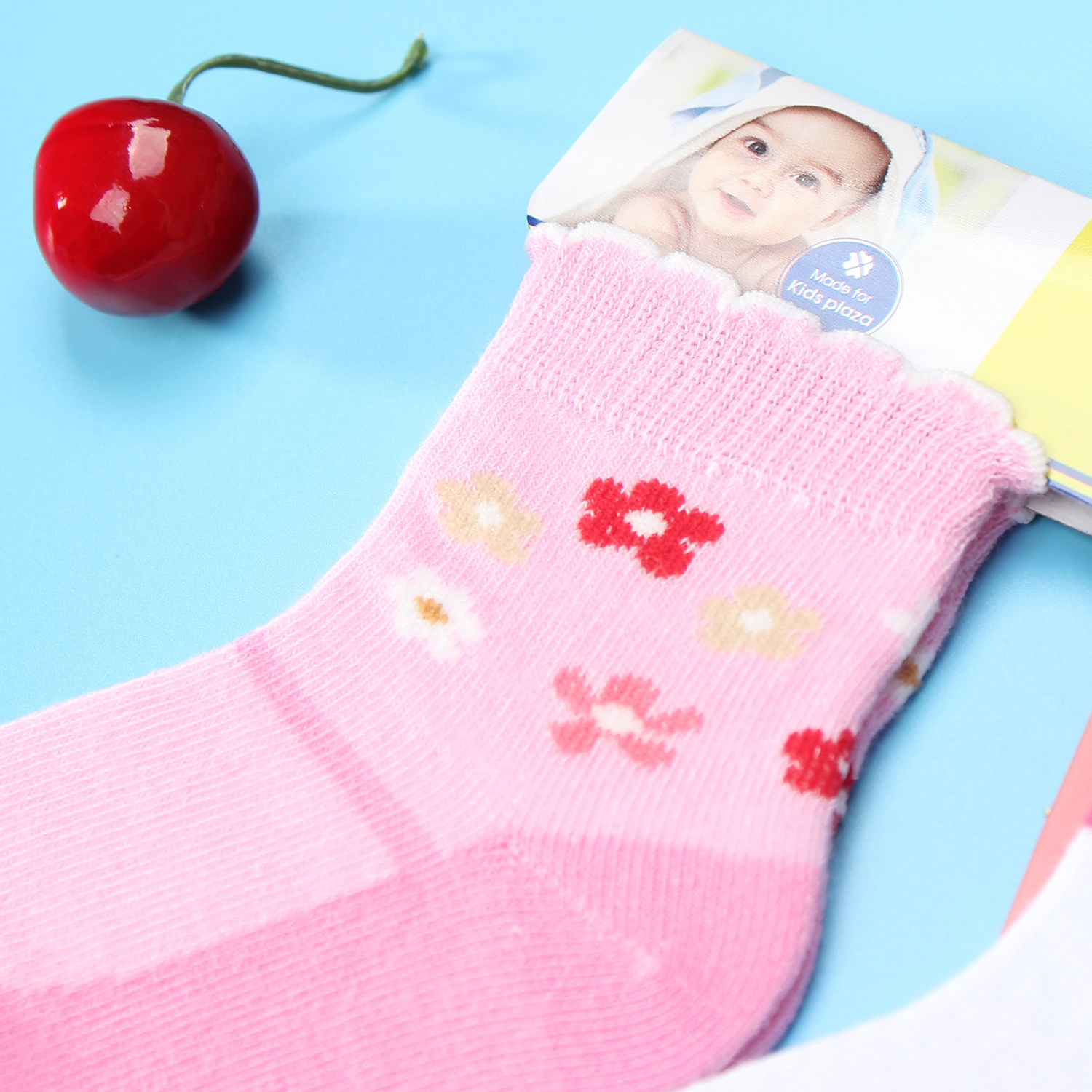 Tất sơ sinh Kiza 2018bss-551 set 3 đôi (6-24M) hình 3