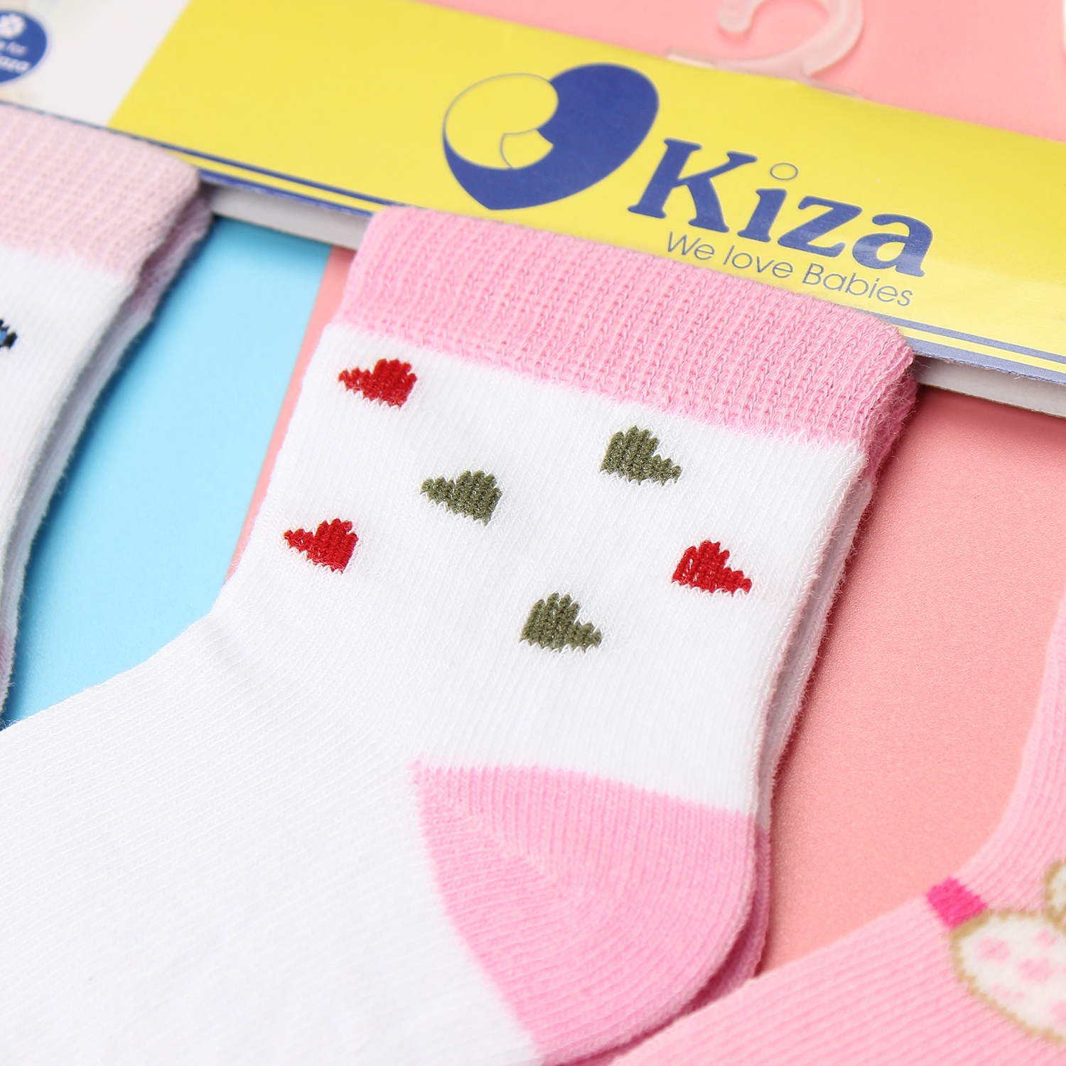 Tất sơ sinh Kiza 2018bss-559 set 3 đôi (6-24M) hình 2