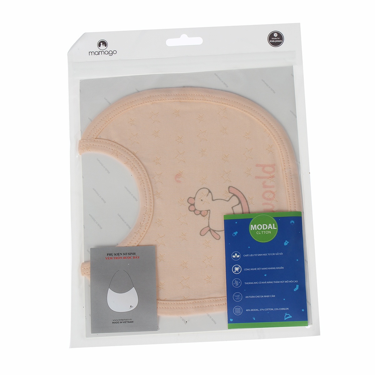 Yếm dây sơ sinh Mamago ND20H twikle star (Cam) hình 1