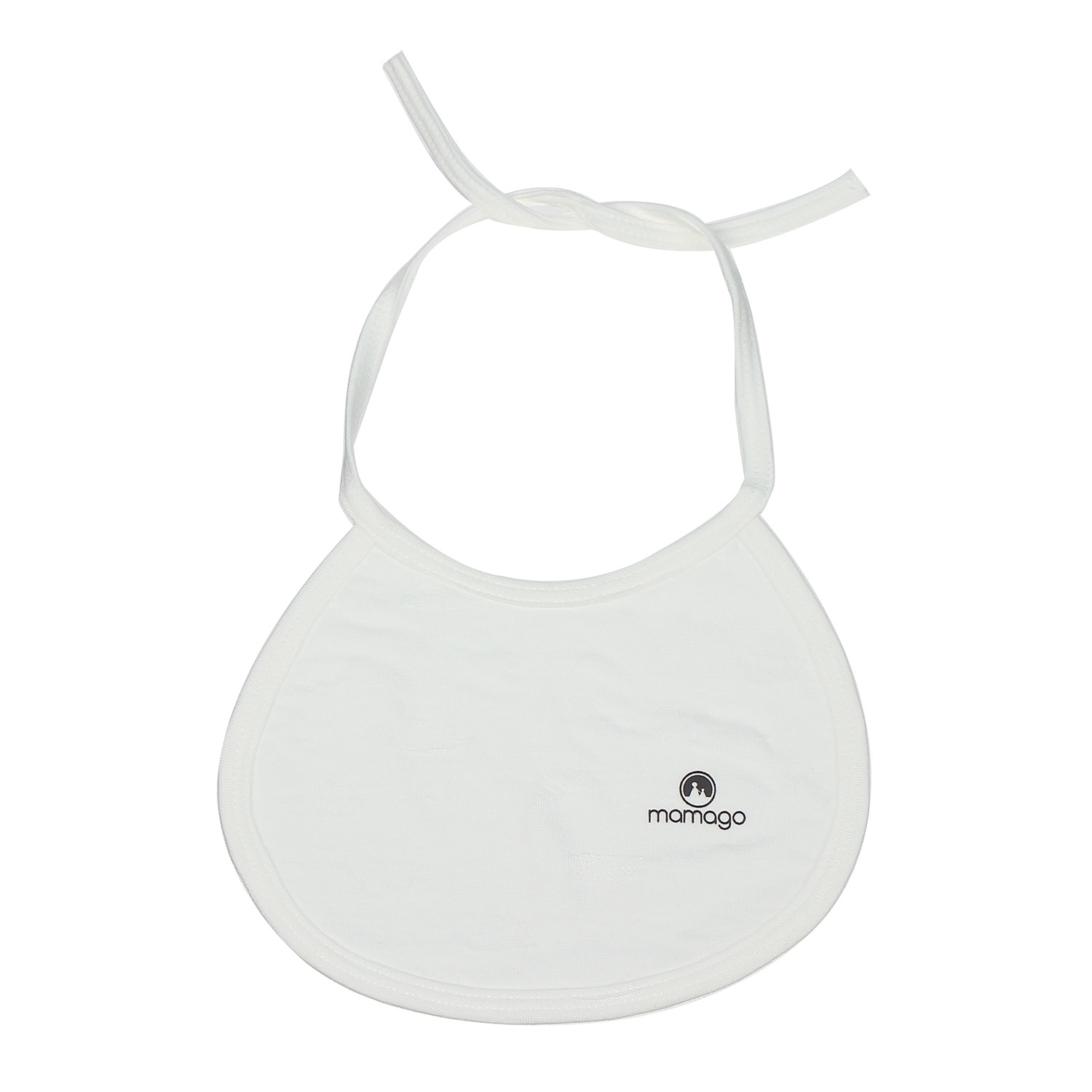 Yếm dây sơ sinh Neil Mamago HN20H (Trắng) hình 1
