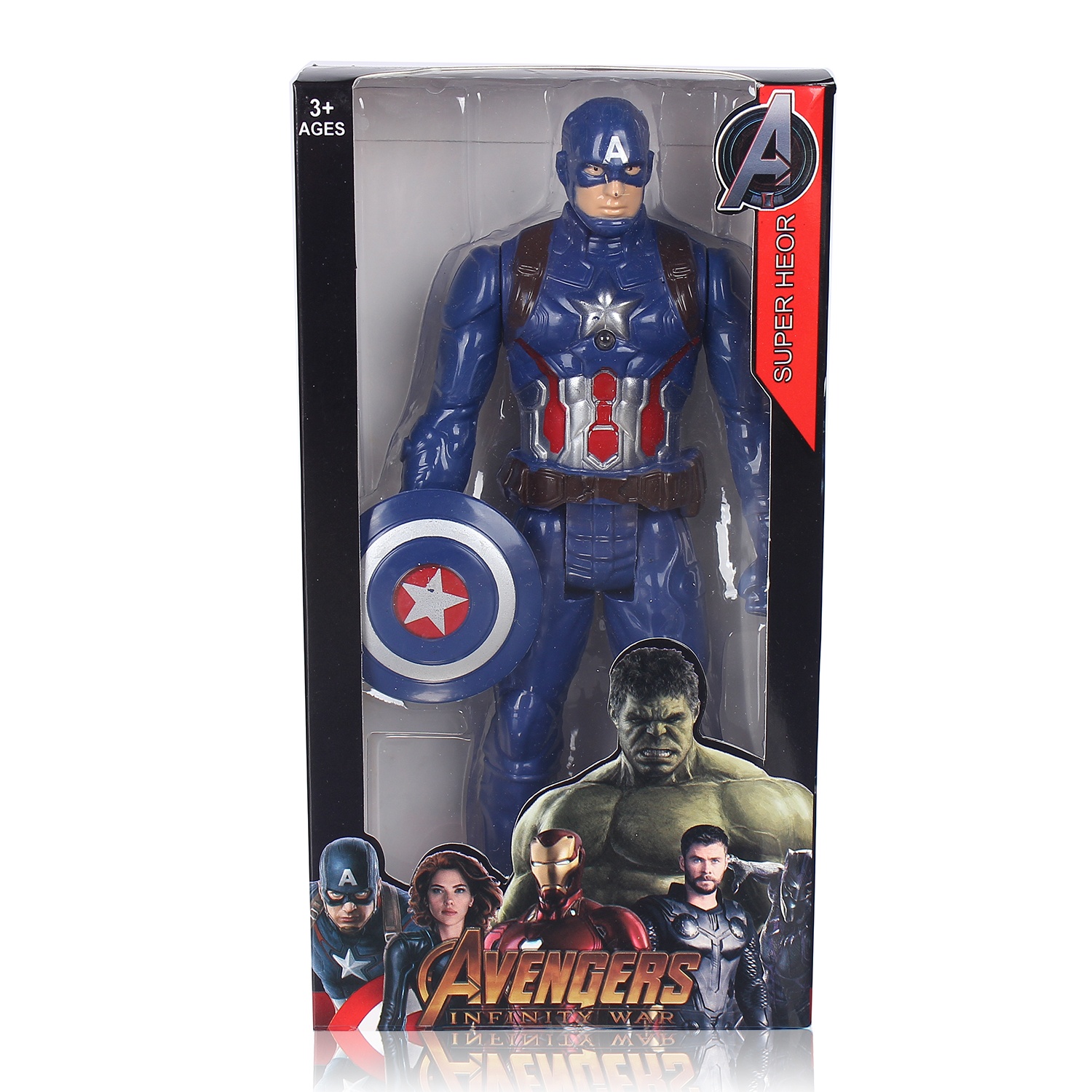 Đồ chơi đội trưởng Mỹ Captain America có đèn CY.3899-3 hình 3