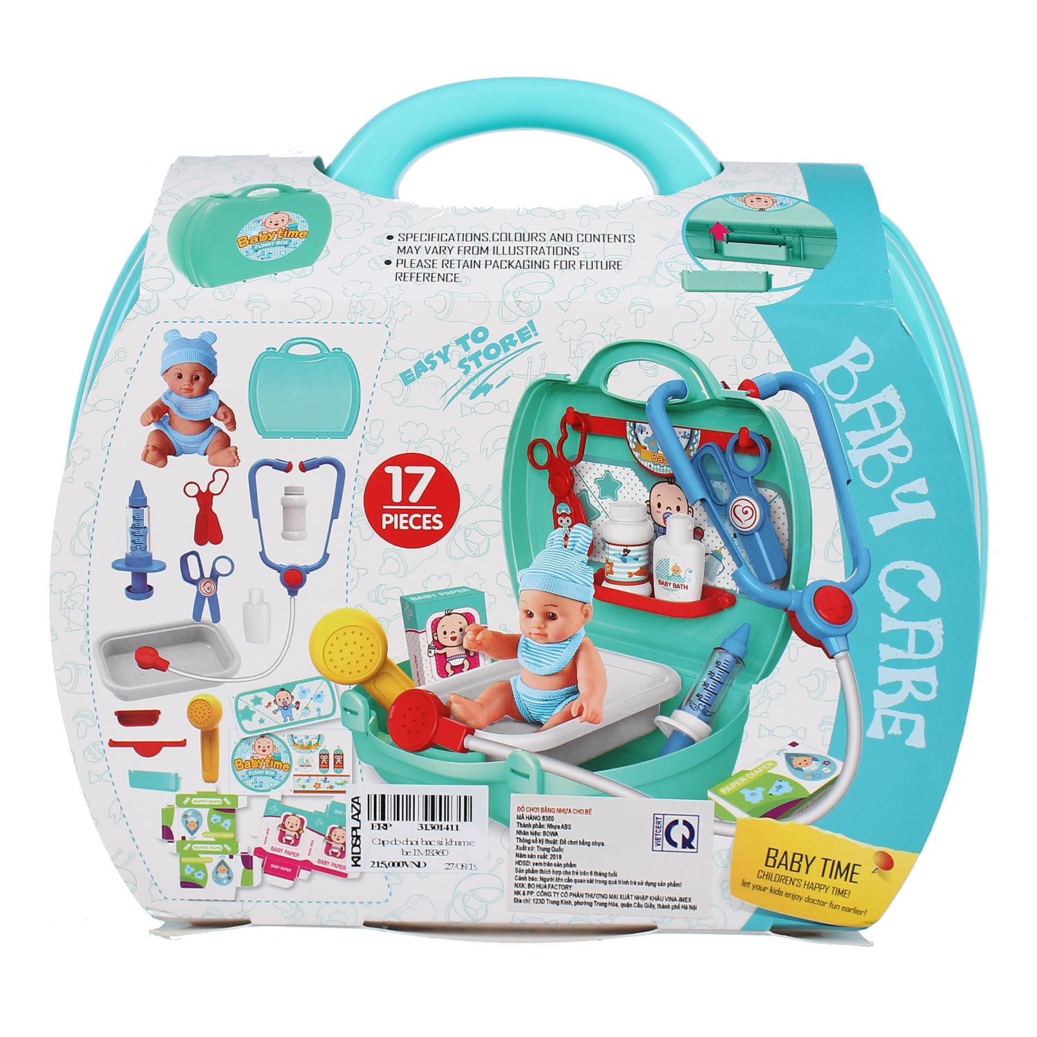 Cặp đồ chơi bác sĩ khám em bé IM.8360 hình 2