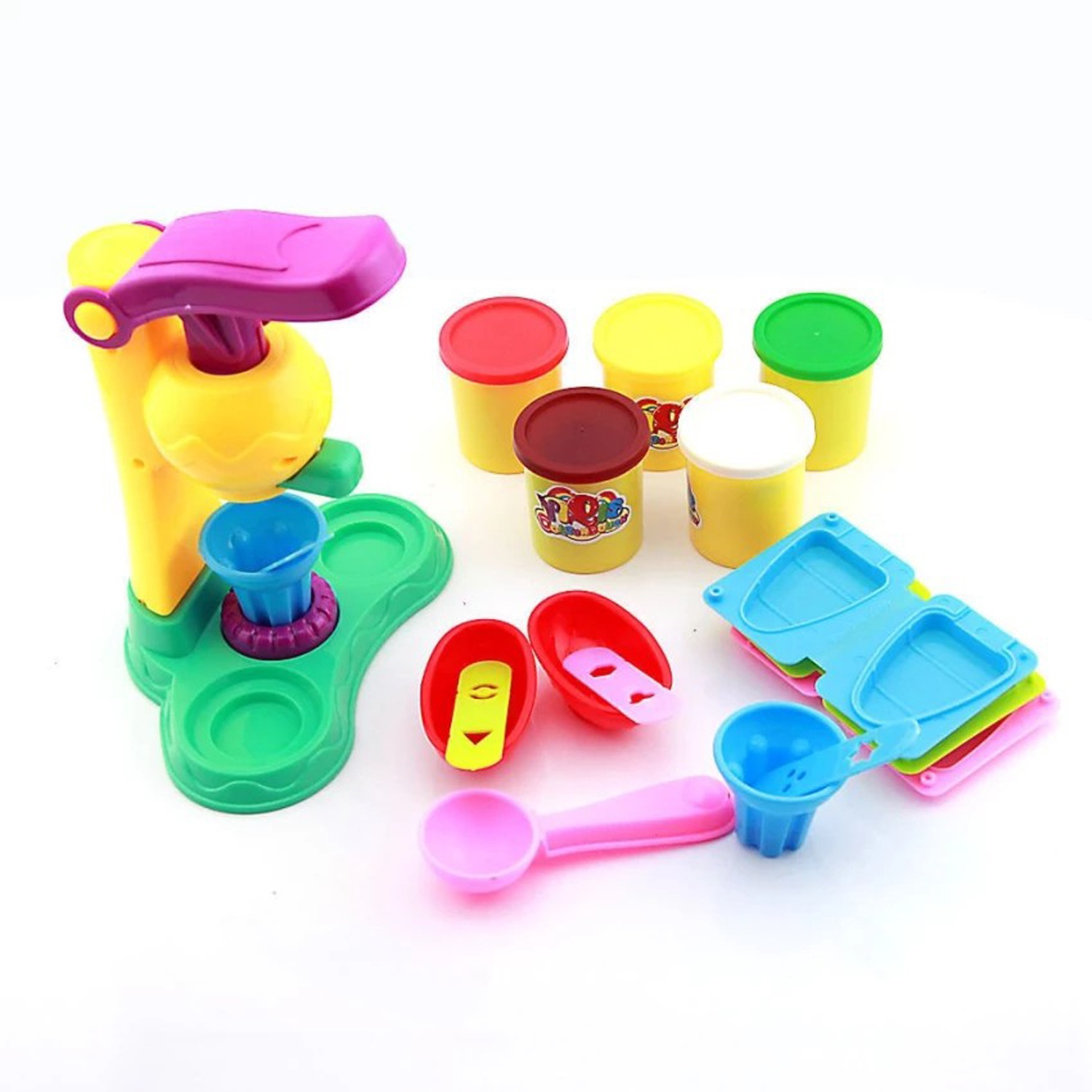 Đồ chơi đất nặn máy làm kem diệu kỳ CY. 8818A hình 2