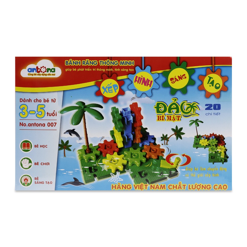 Bảng xếp hình sáng tạo Antona Đảo bí mật 20 chi tiết hình 2