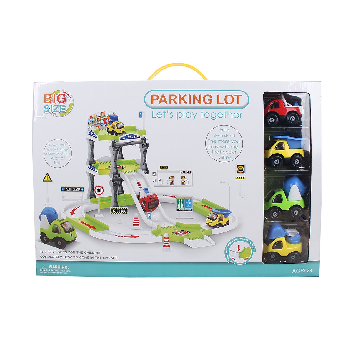 Đồ chơi bãi đỗ xe công trình HW.988T hình 3