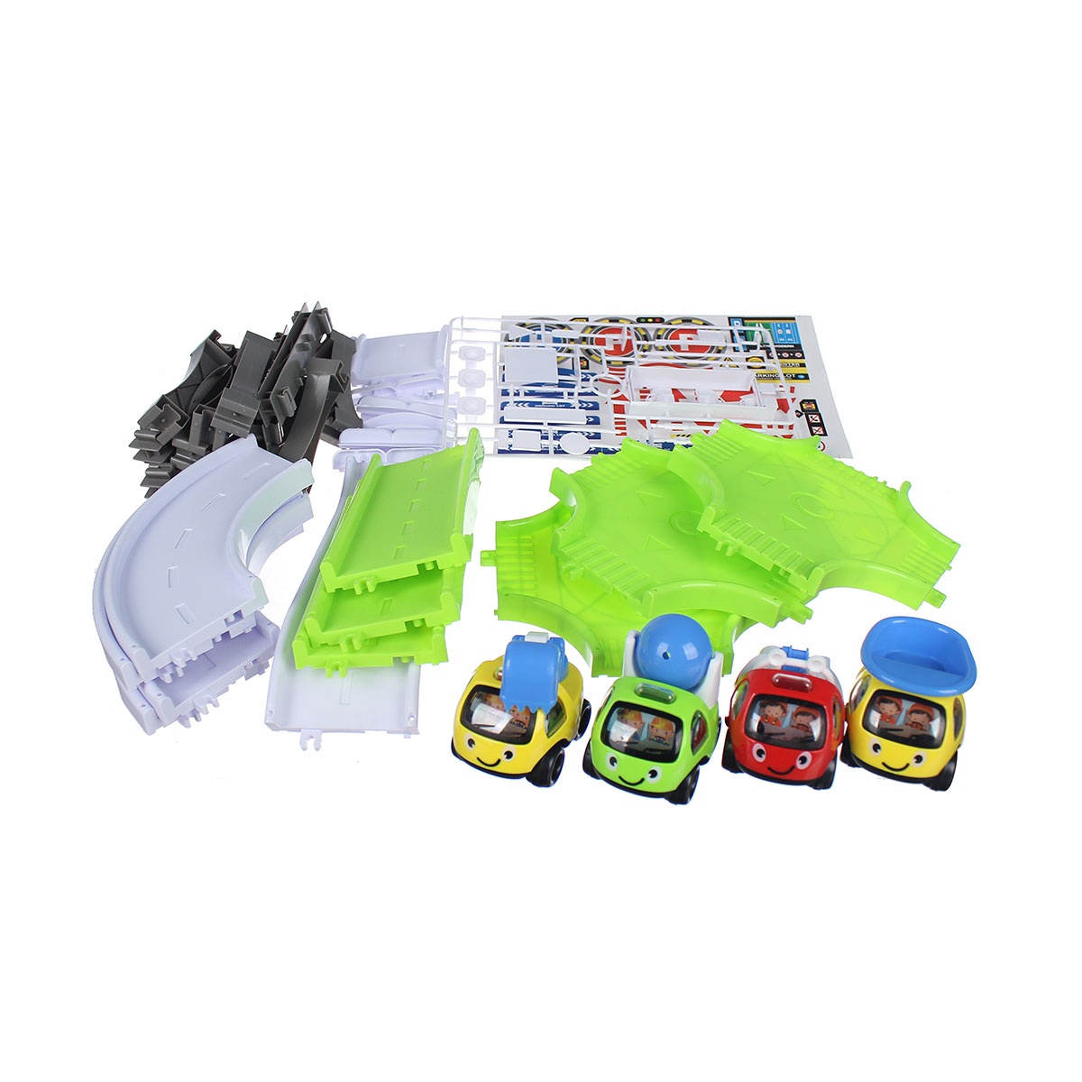 Đồ chơi bãi đỗ xe công trình HW.988T hình 2