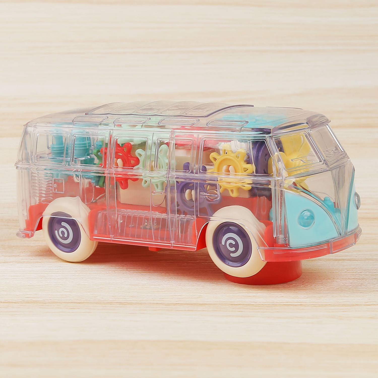 Đồ chơi bánh răng xe buýt tới trường CY.KL1409 hình 2