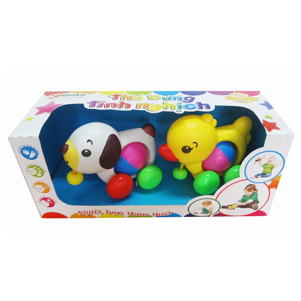 Đồ chơi cặp đôi thú cưng tinh nghịch Anto77 hình 1