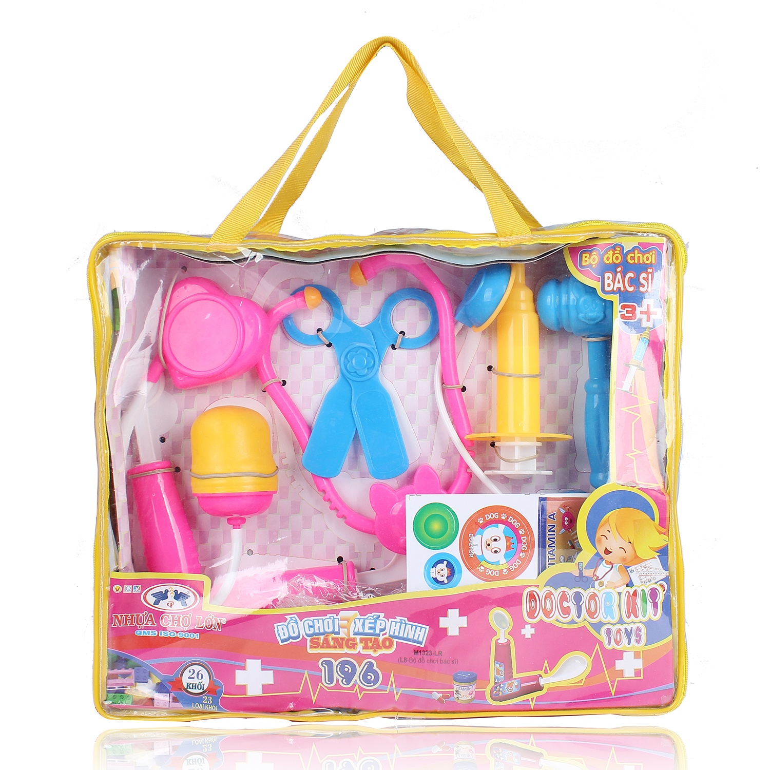 Đồ chơi cho bé gái túi đựng dụng cụ bác sĩ NCL.M1323LR Đồ chơi cho bé gái túi đựng dụng cụ bác sĩ NCL.M1323LR