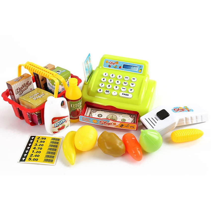 Đồ chơi máy tính tiền siêu thị 888A hình 1