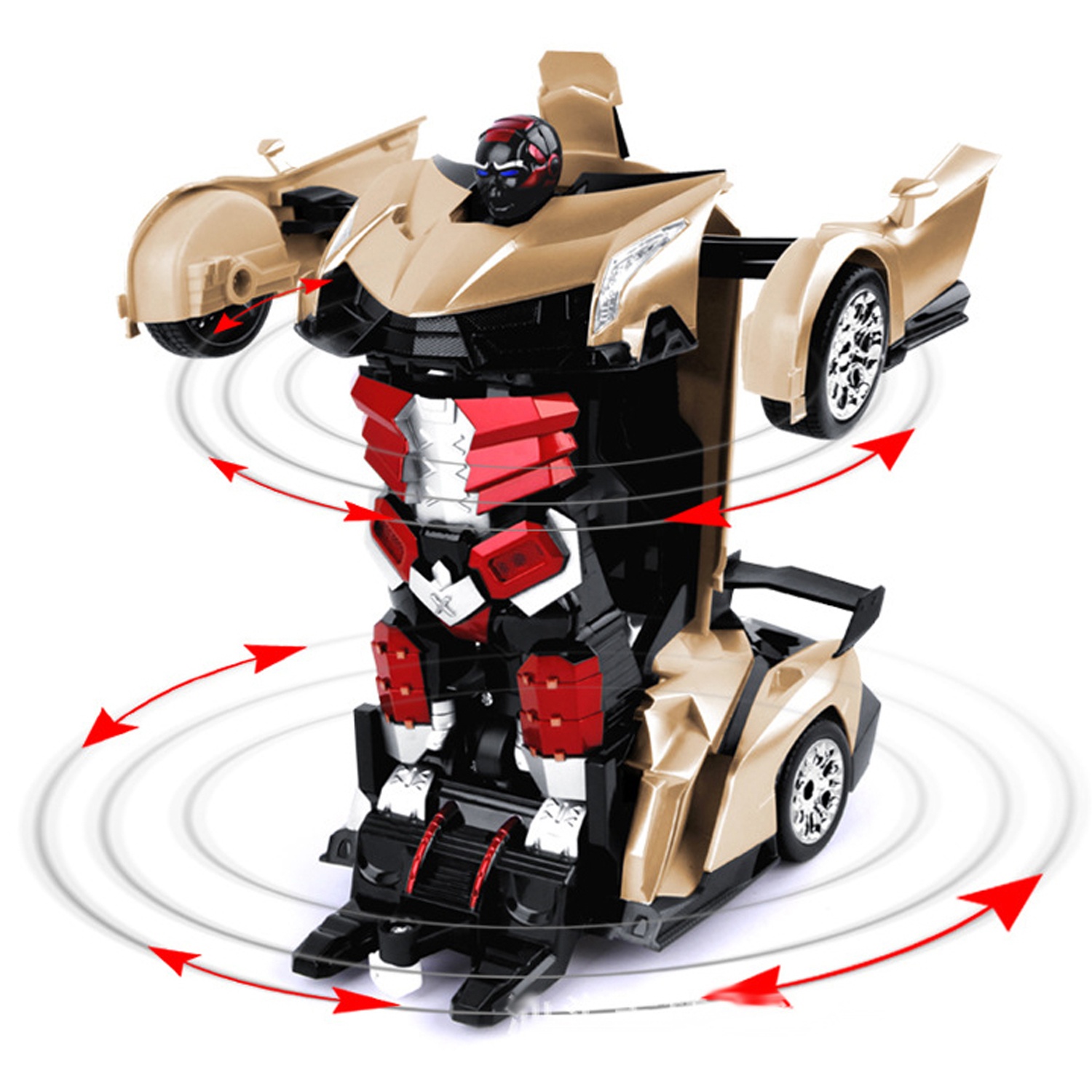 Đồ chơi ô tô biến hình Transformer NT412 hình 4