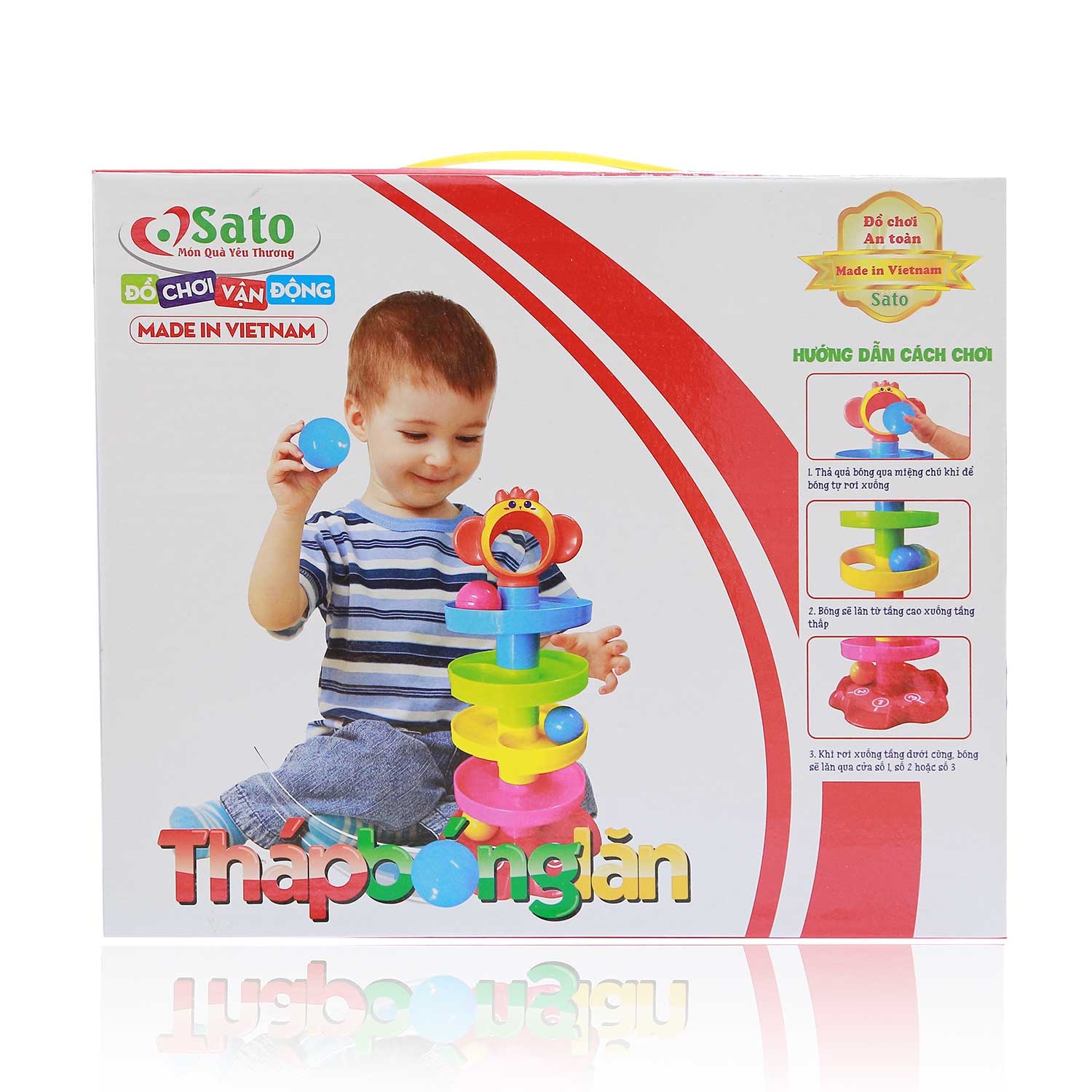 Đồ chơi thả bóng bé yêu Sato89 hình 2