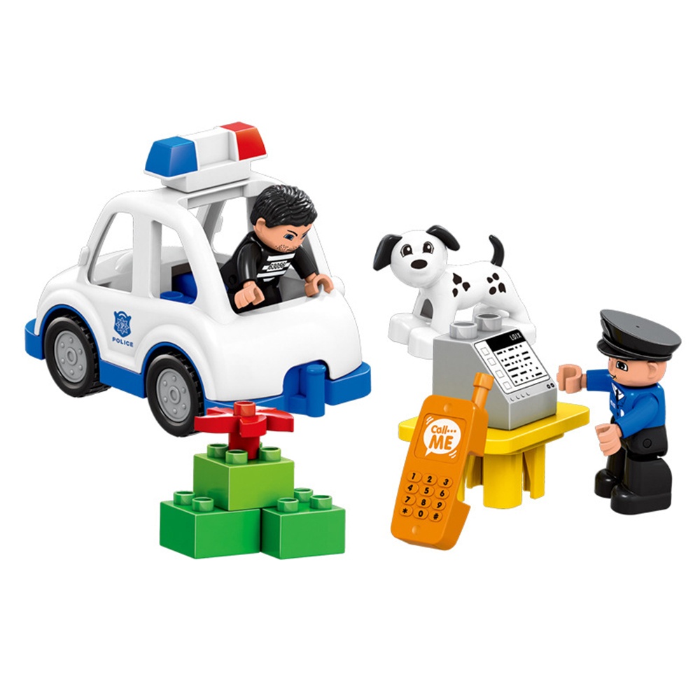 Đồ chơi xếp hình cảnh sát Huimei HW.075-1 hình 4