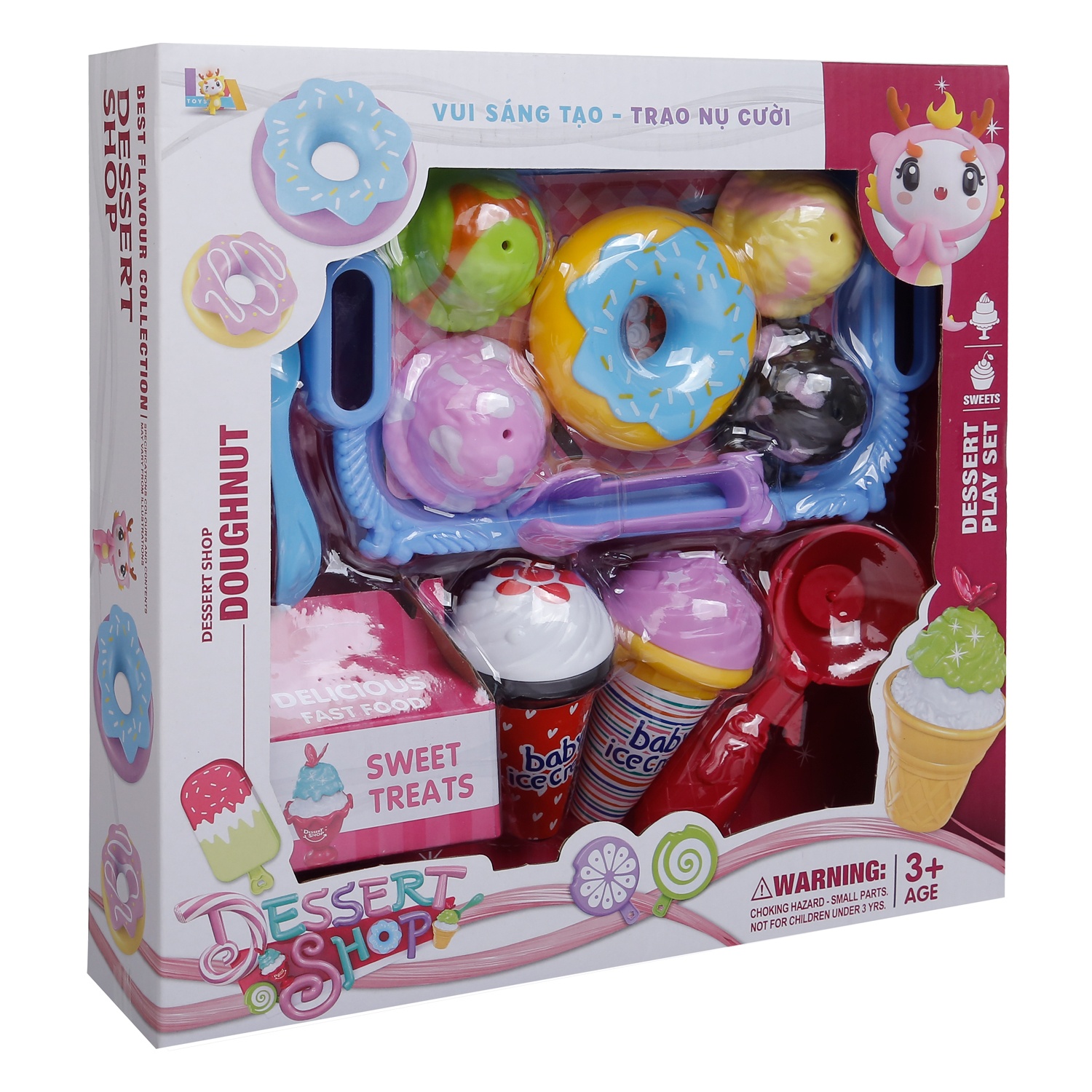 Hộp đồ chơi Fastfood LA6868K-9