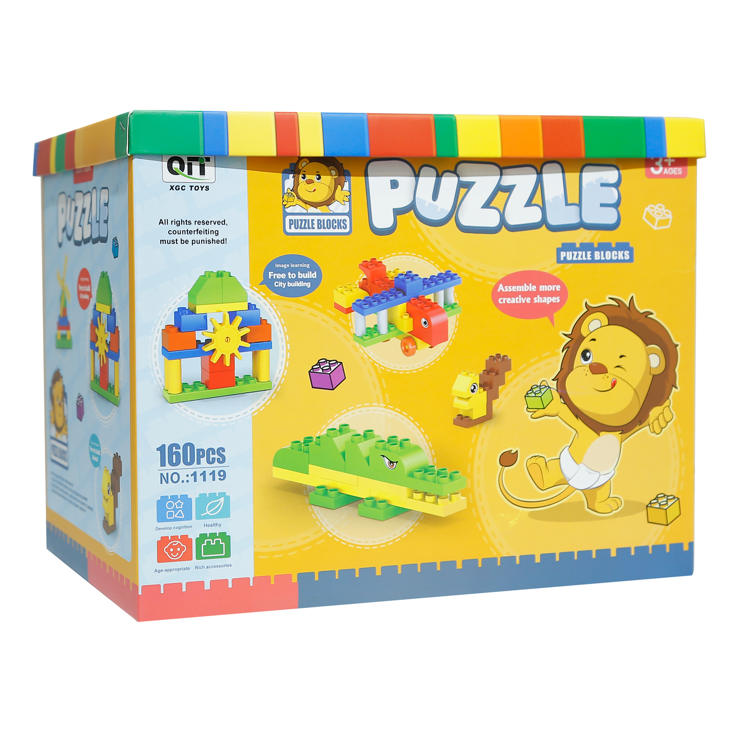 Hộp đồ chơi xếp hình ngộ nghĩnh CY. 1119 hình 1