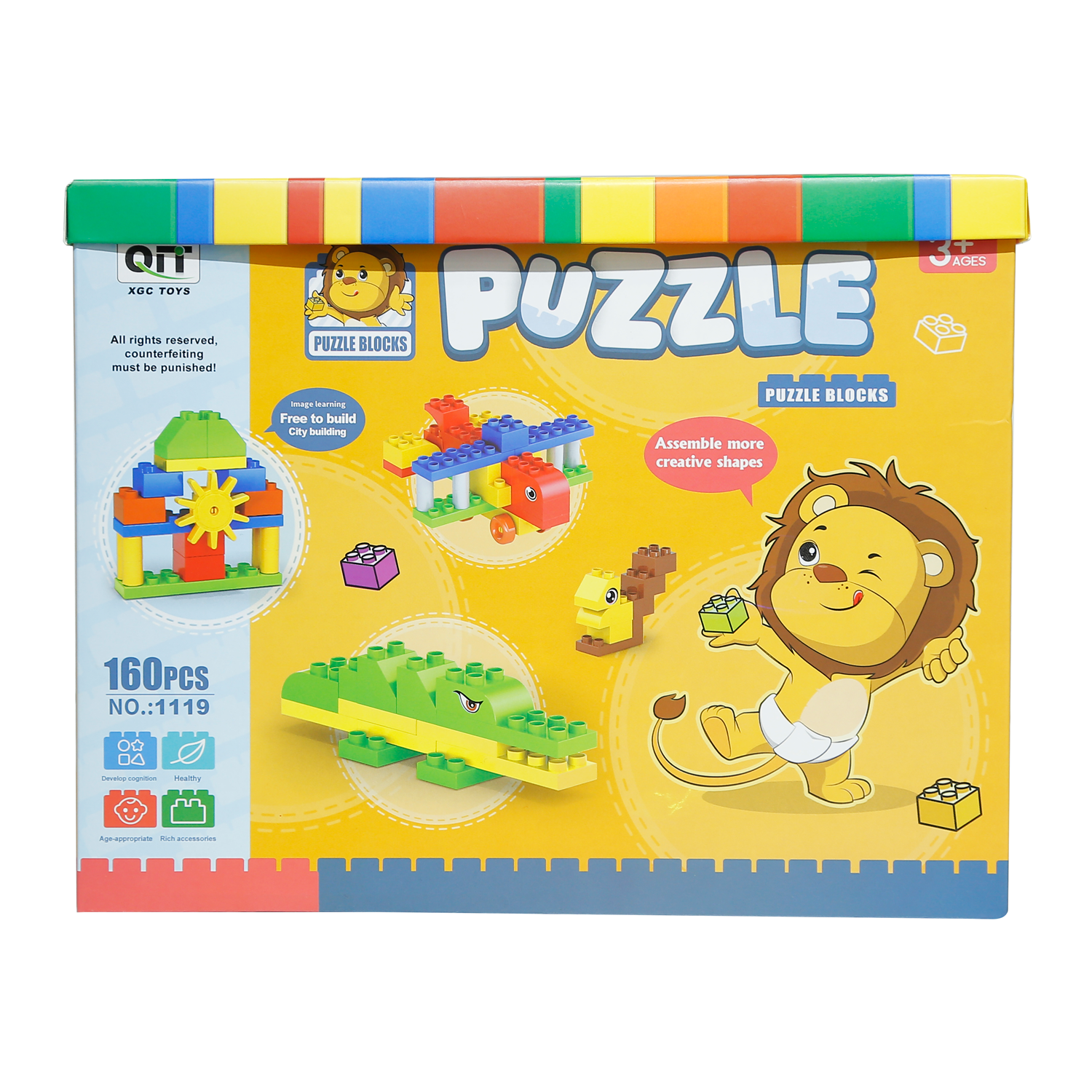 Hộp đồ chơi xếp hình ngộ nghĩnh CY. 1119 hình 2