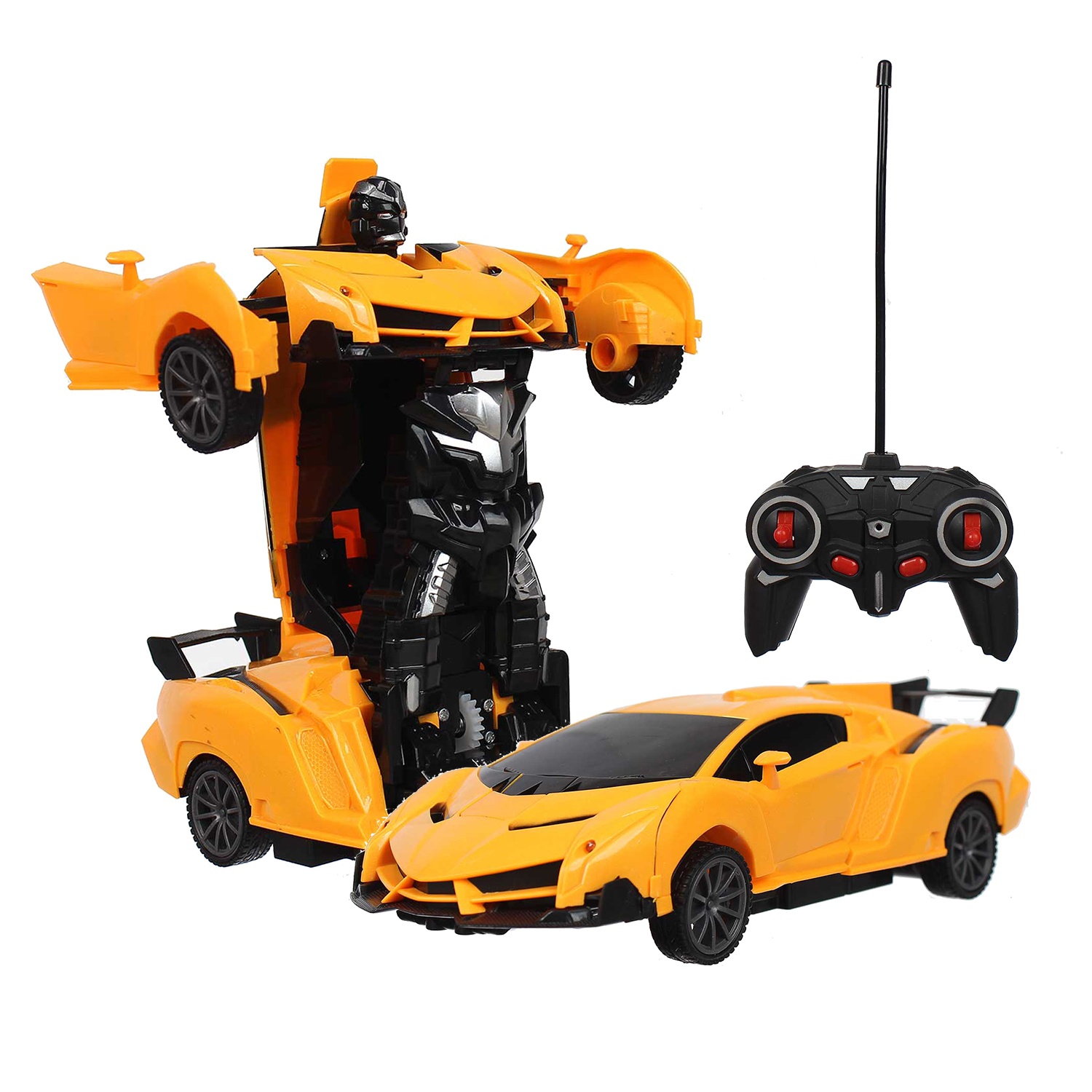 Ô tô biến hình robot Transformer CY.616-51A (Vàng) hình 1