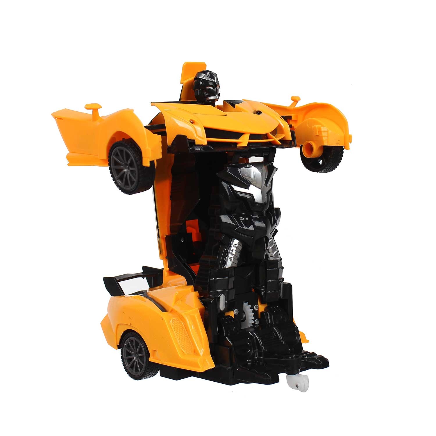 Ô tô biến hình robot Transformer CY.616-51A (Vàng) hình 2
